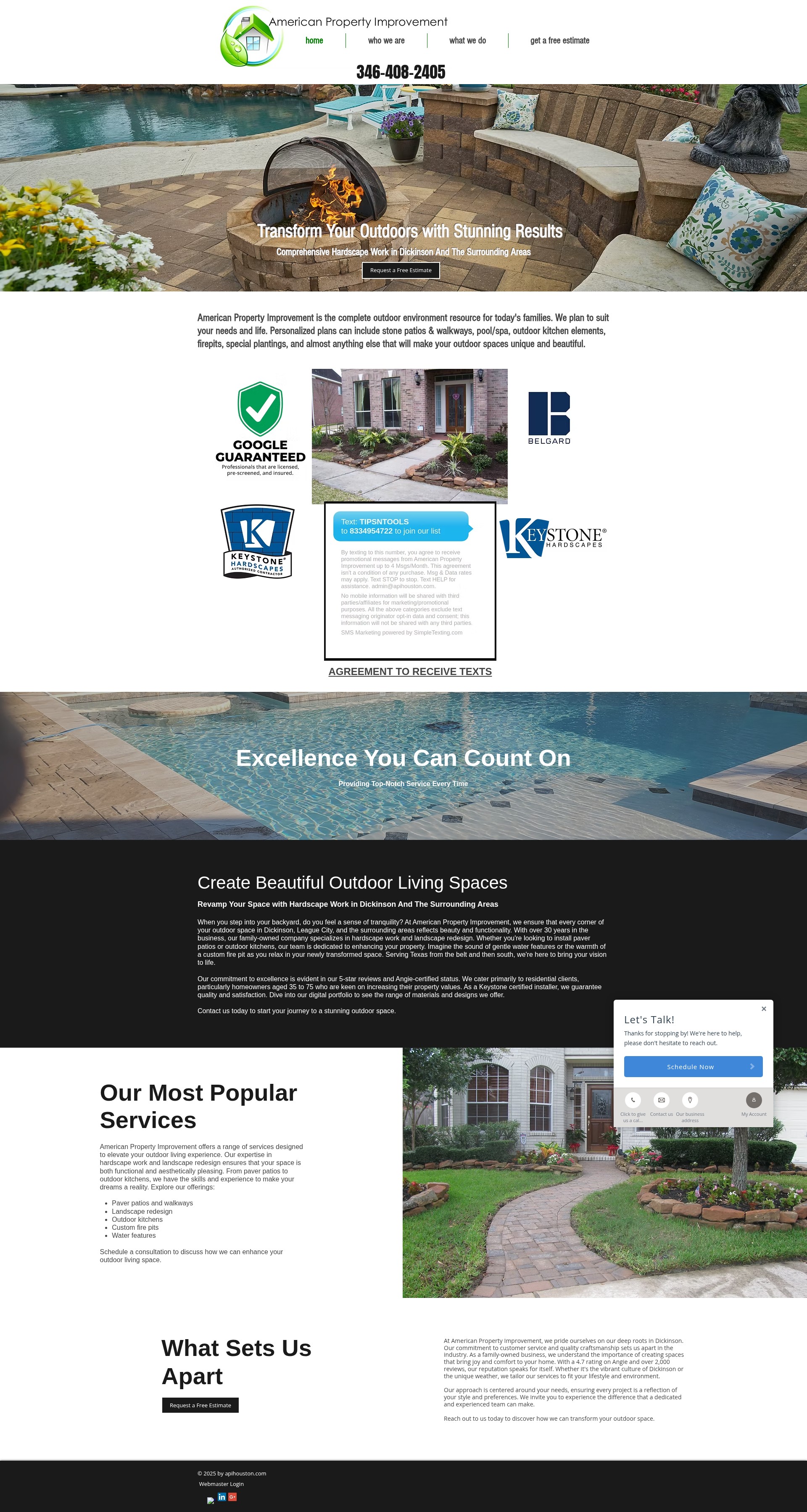 Screenshot of apihouston.com