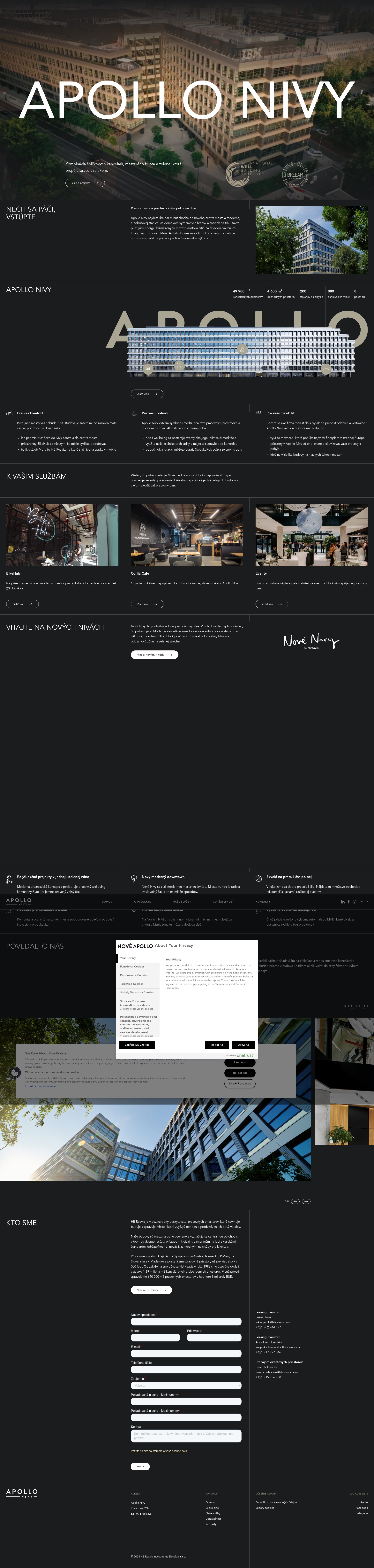 Screenshot of apollonivy.sk