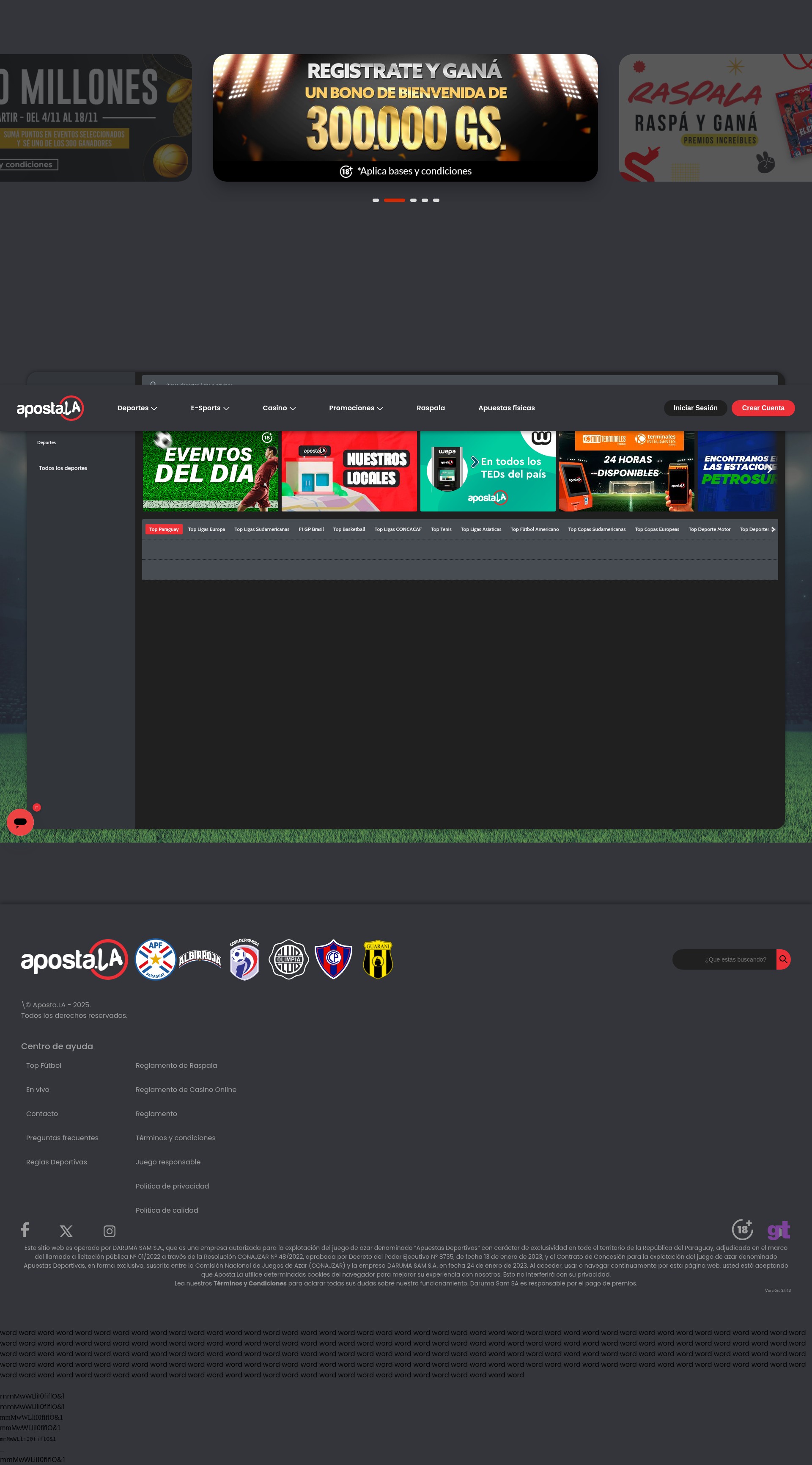 Screenshot of aposta.la