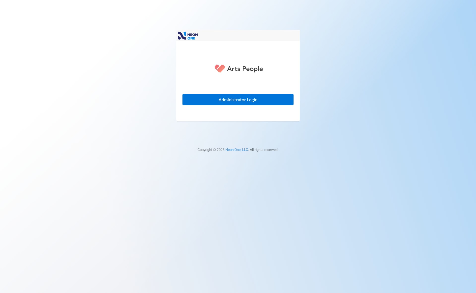 Screenshot of app.arts-people.com