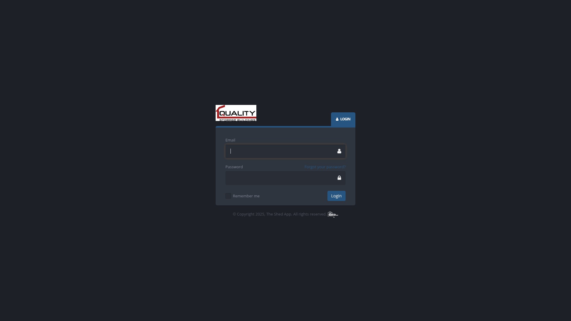Screenshot of app.qsbuildings.com