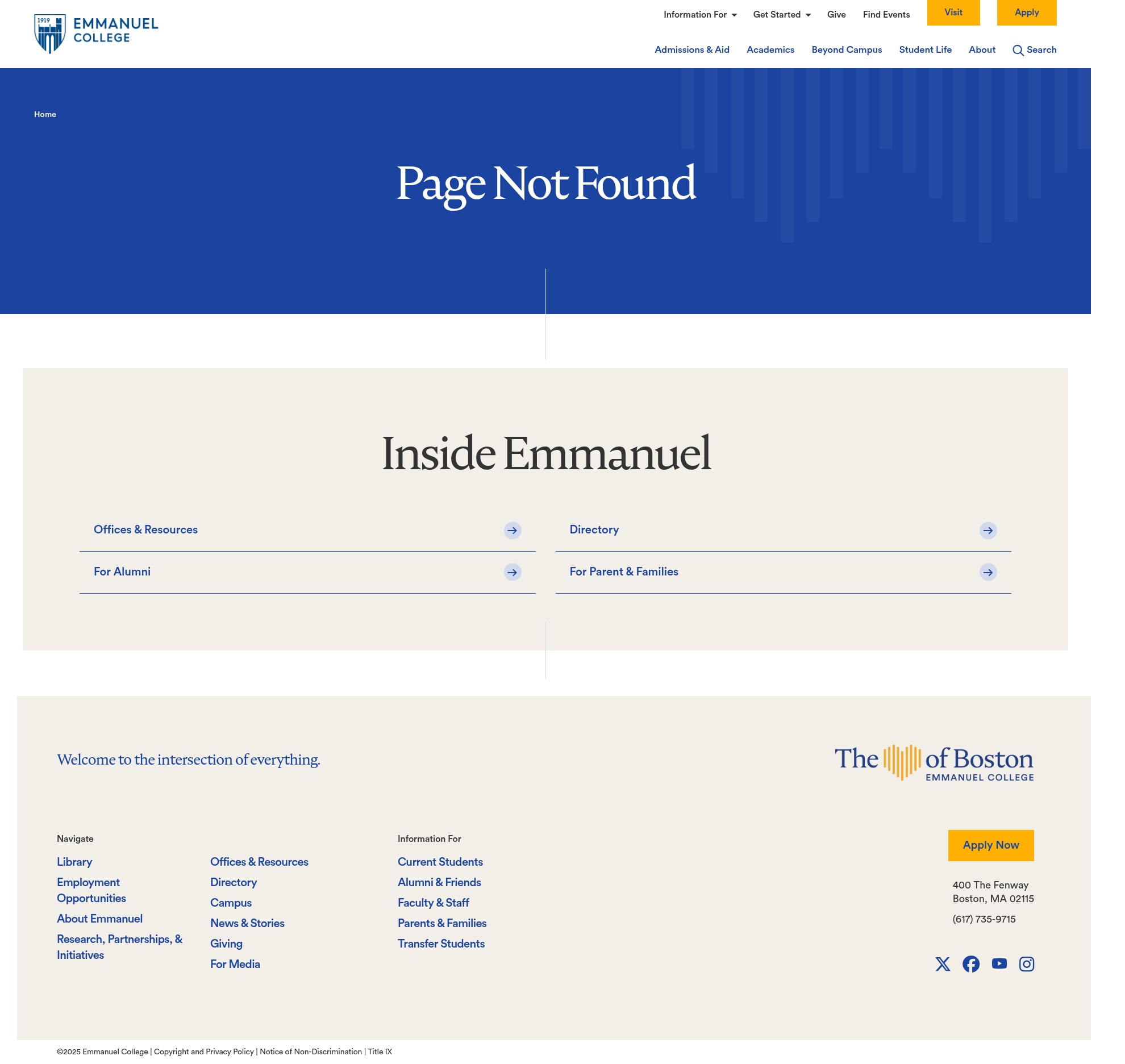 Screenshot of apply.emmanuel.edu