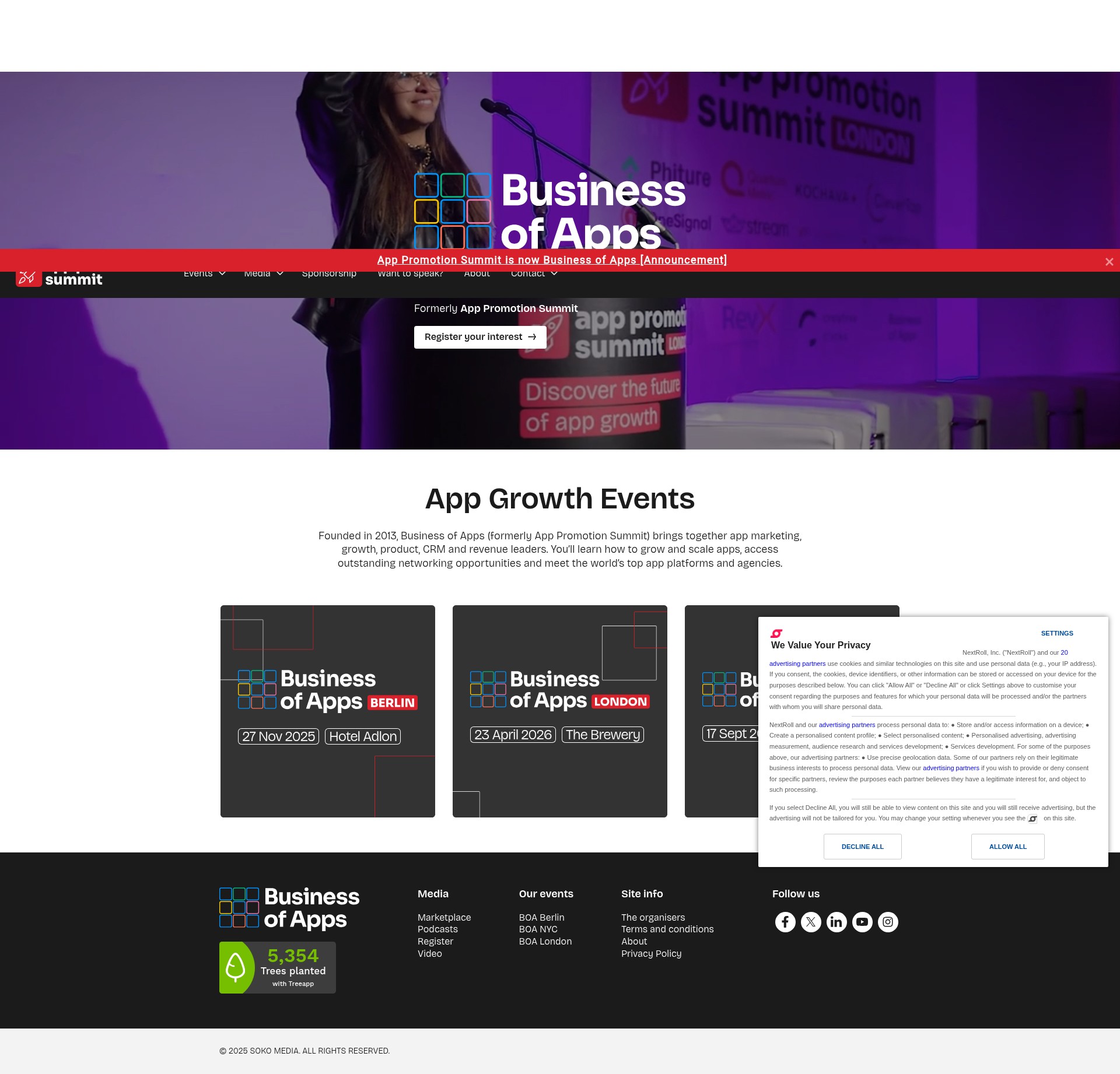 Screenshot of apppromotionsummit.com