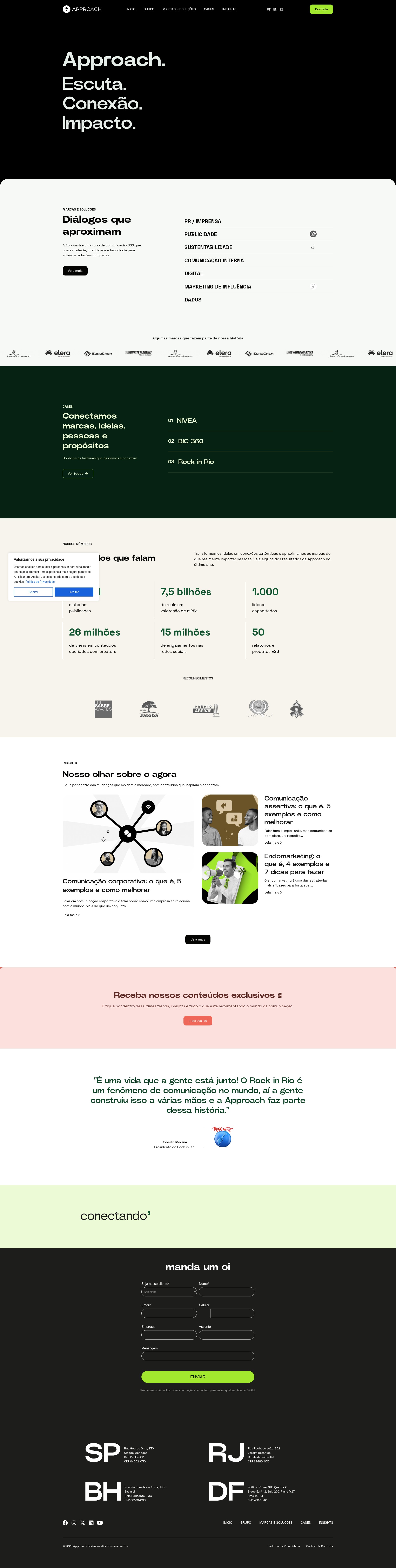 Screenshot of approach.com.br