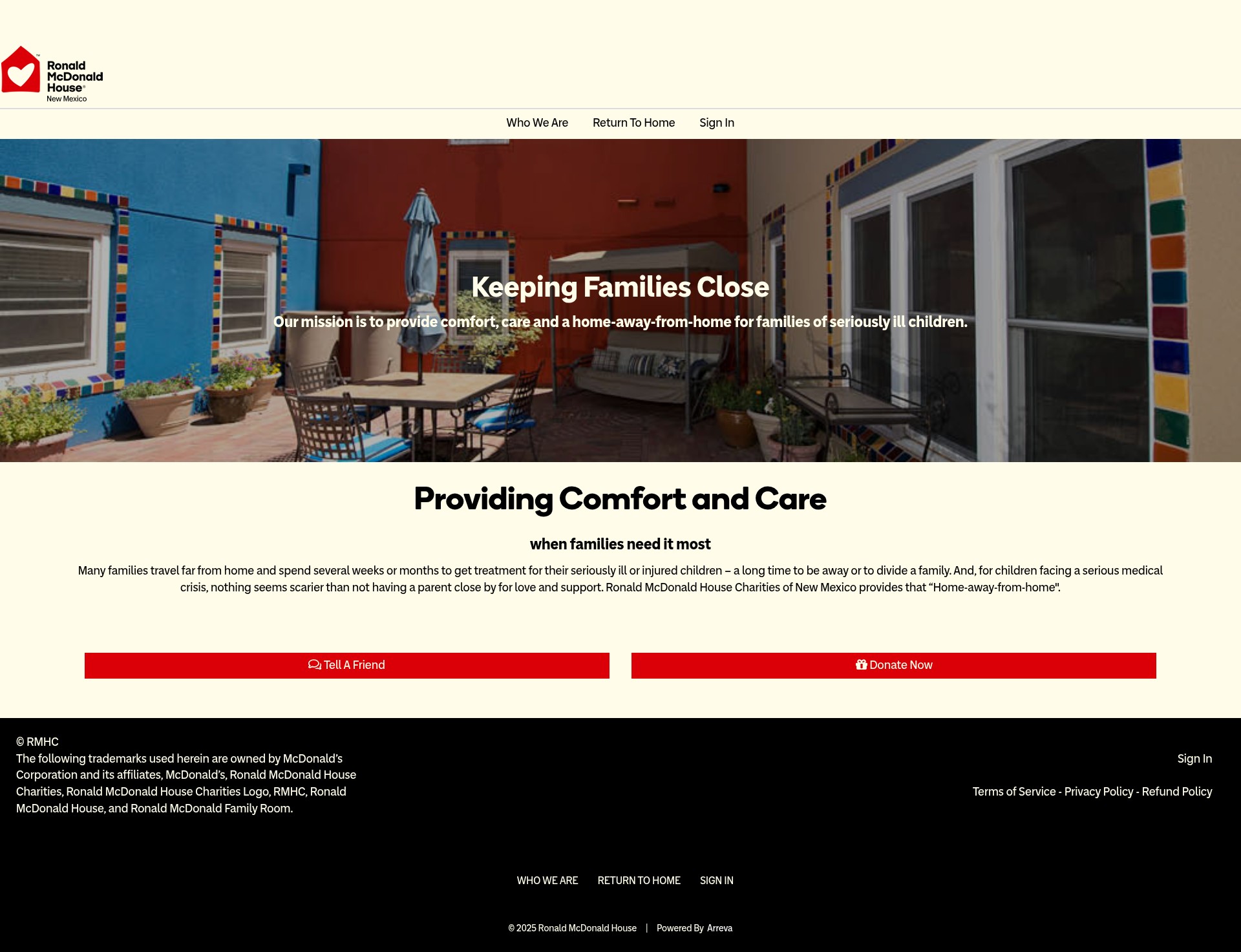 Screenshot of apps.rmhc-nm.org
