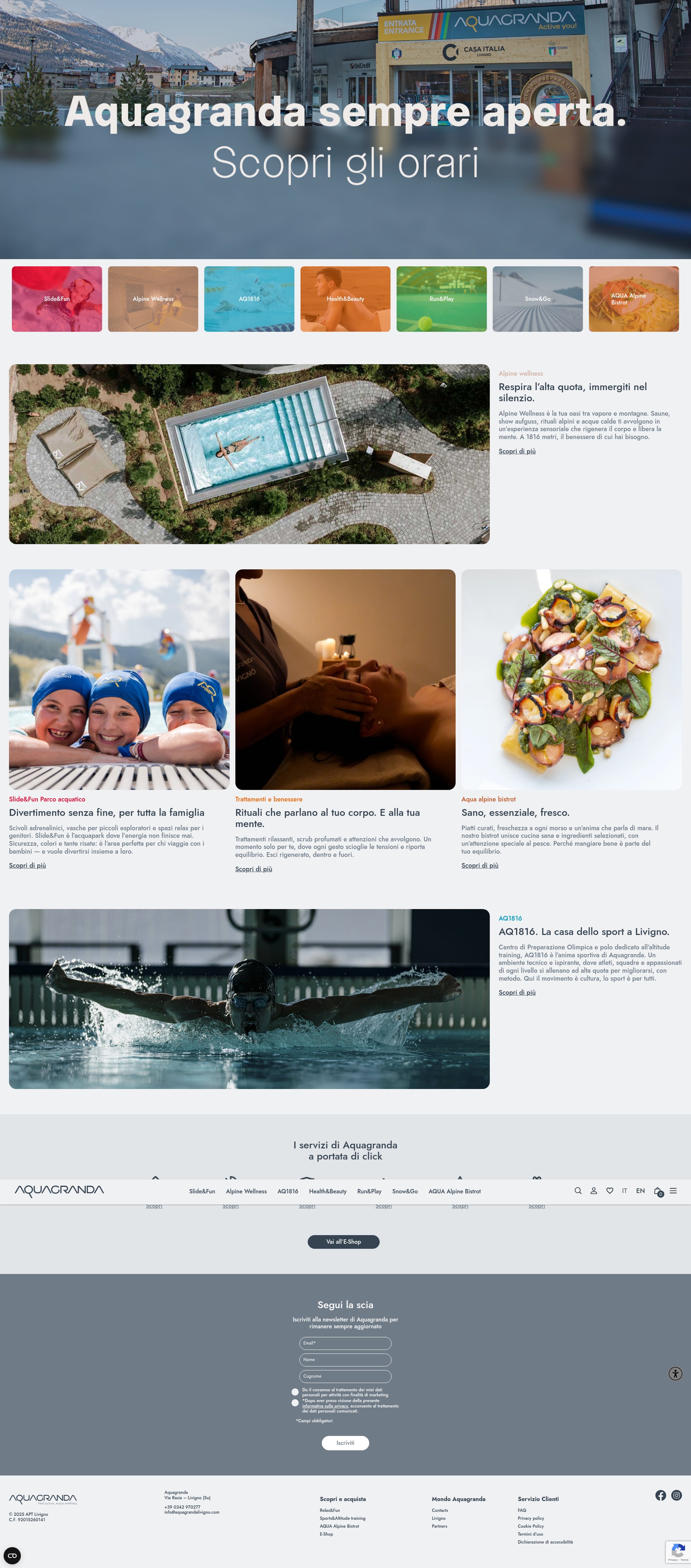 Screenshot of aquagrandalivigno.com
