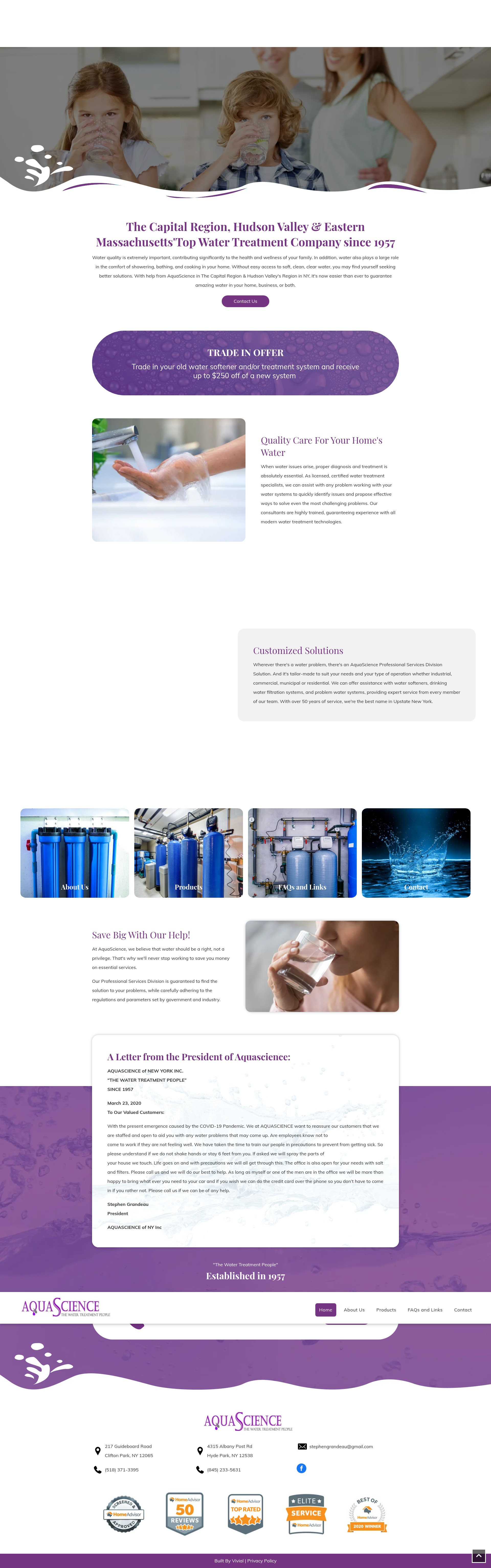 Screenshot of aquascienceonline.com