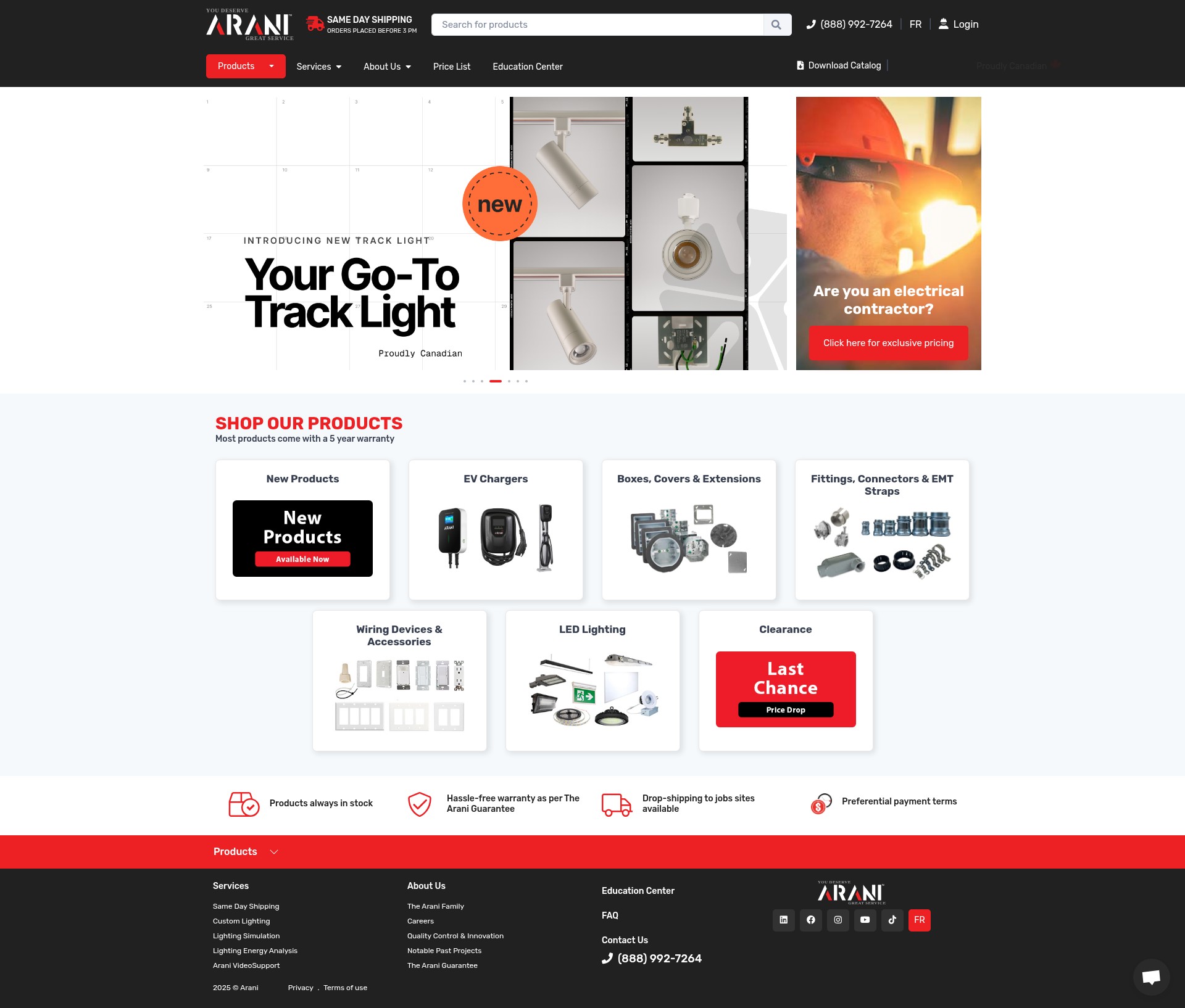Screenshot of arani.ca