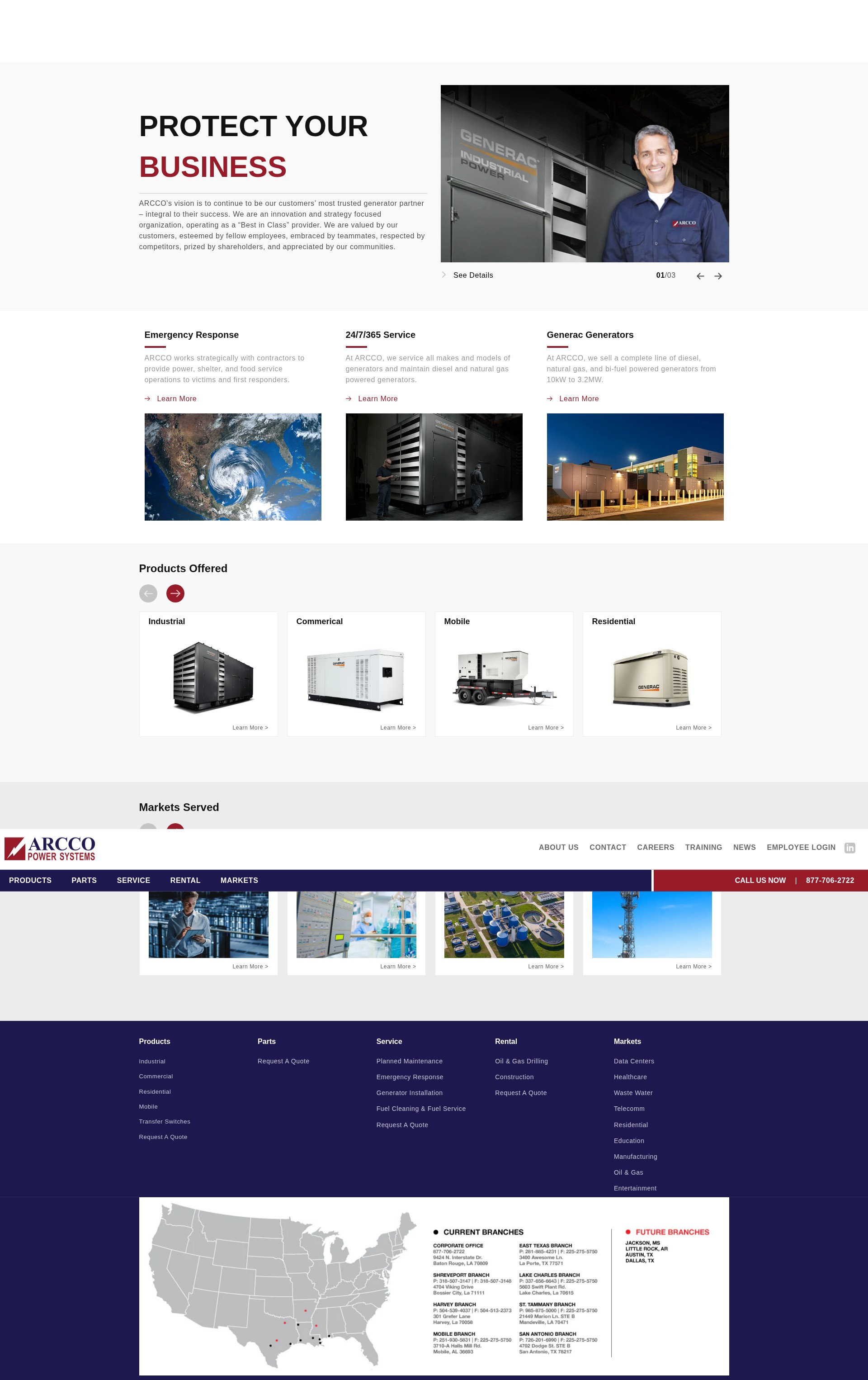 Screenshot of arcco.com