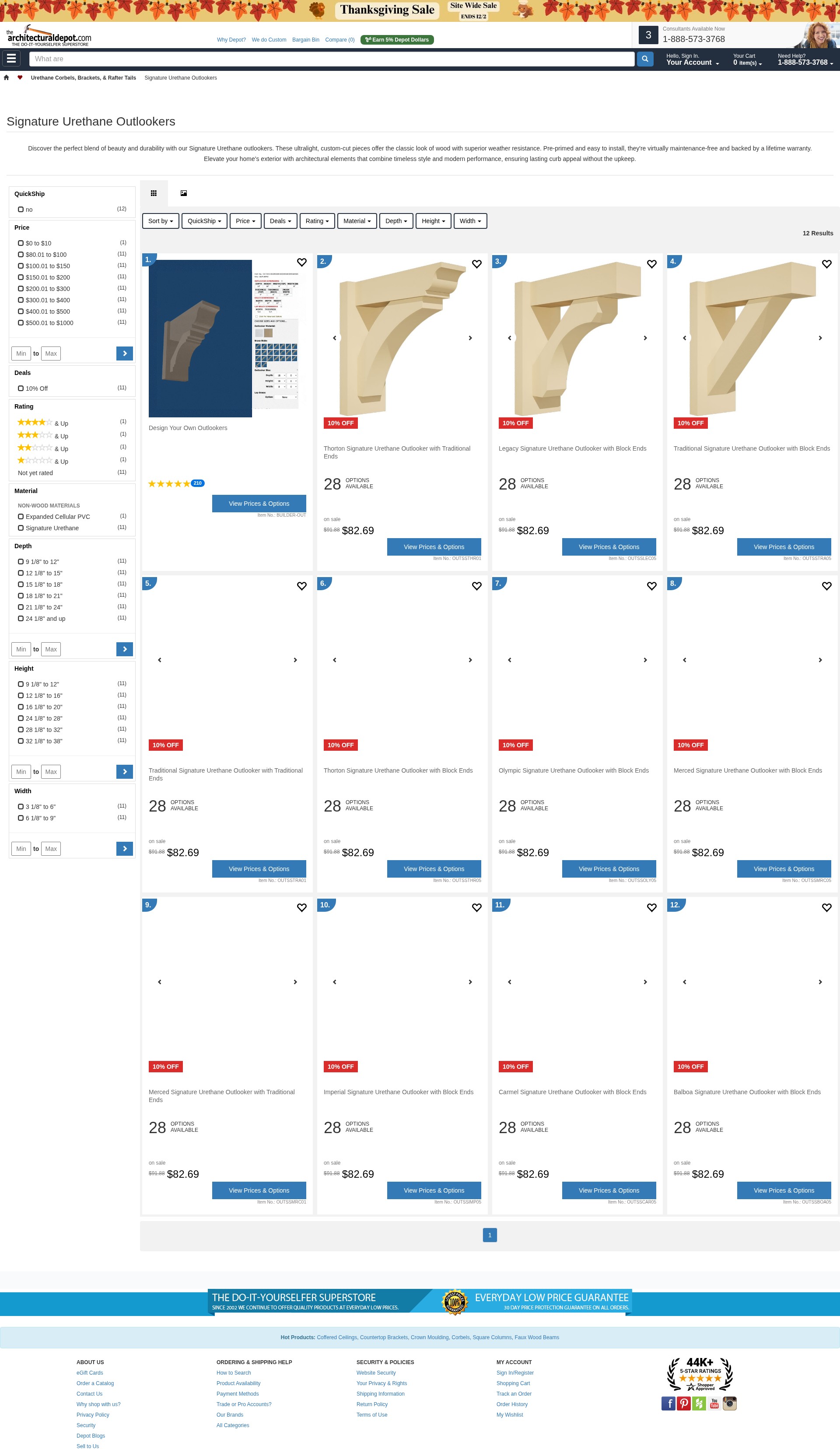 Screenshot of architecturaldepot.com
