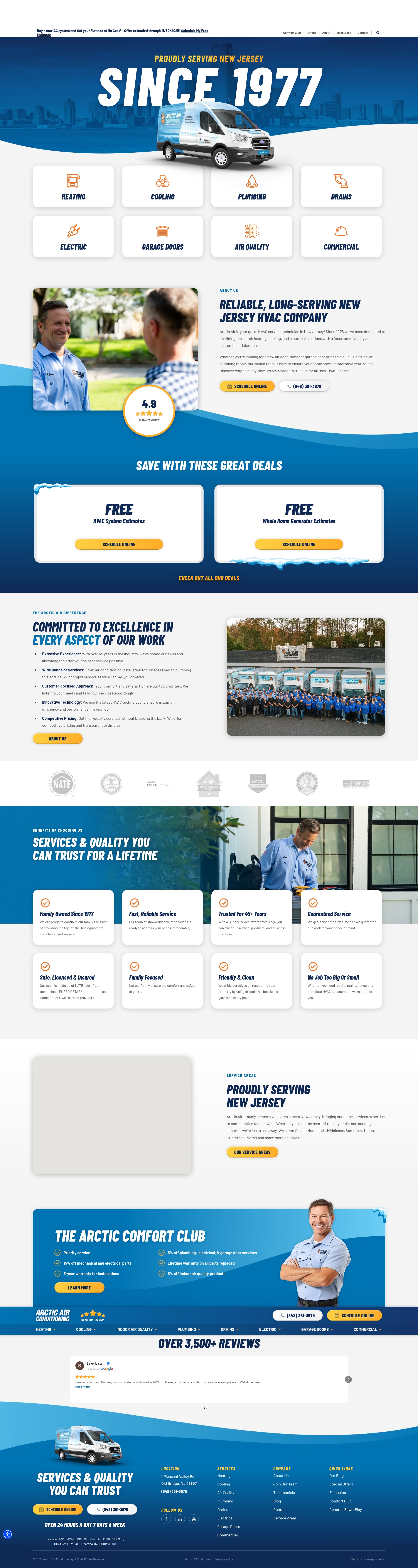 Screenshot of arcticac.com