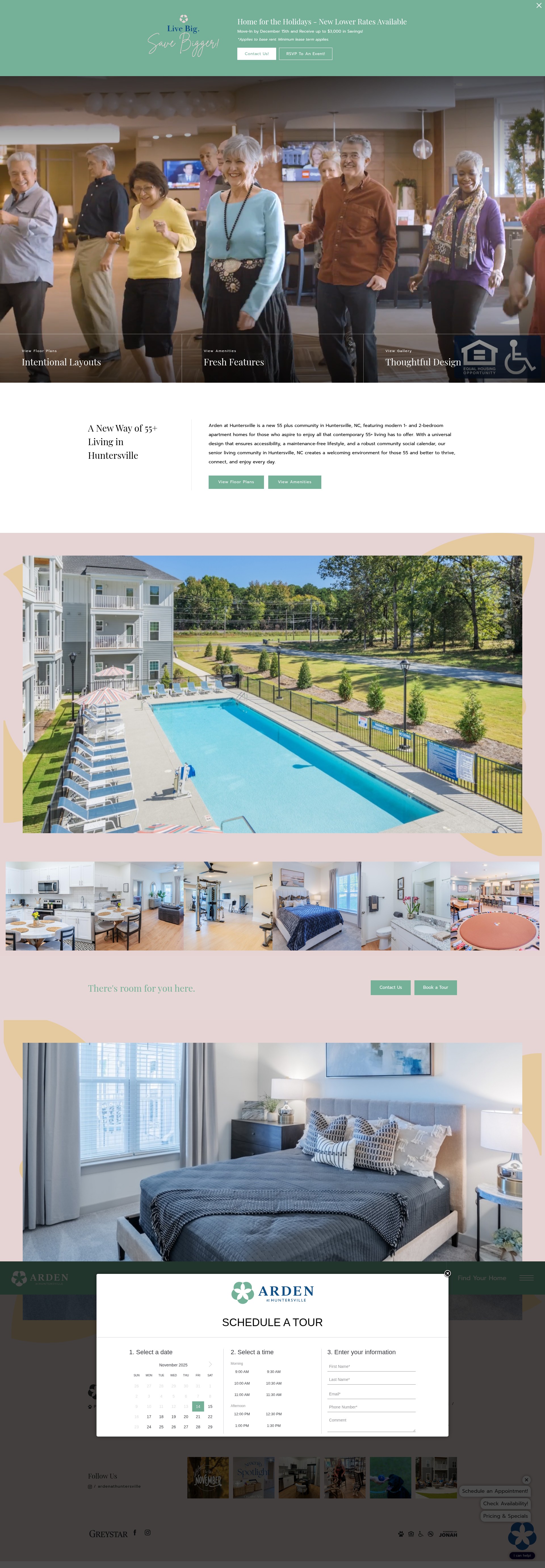 Screenshot of ardenathuntersville.com