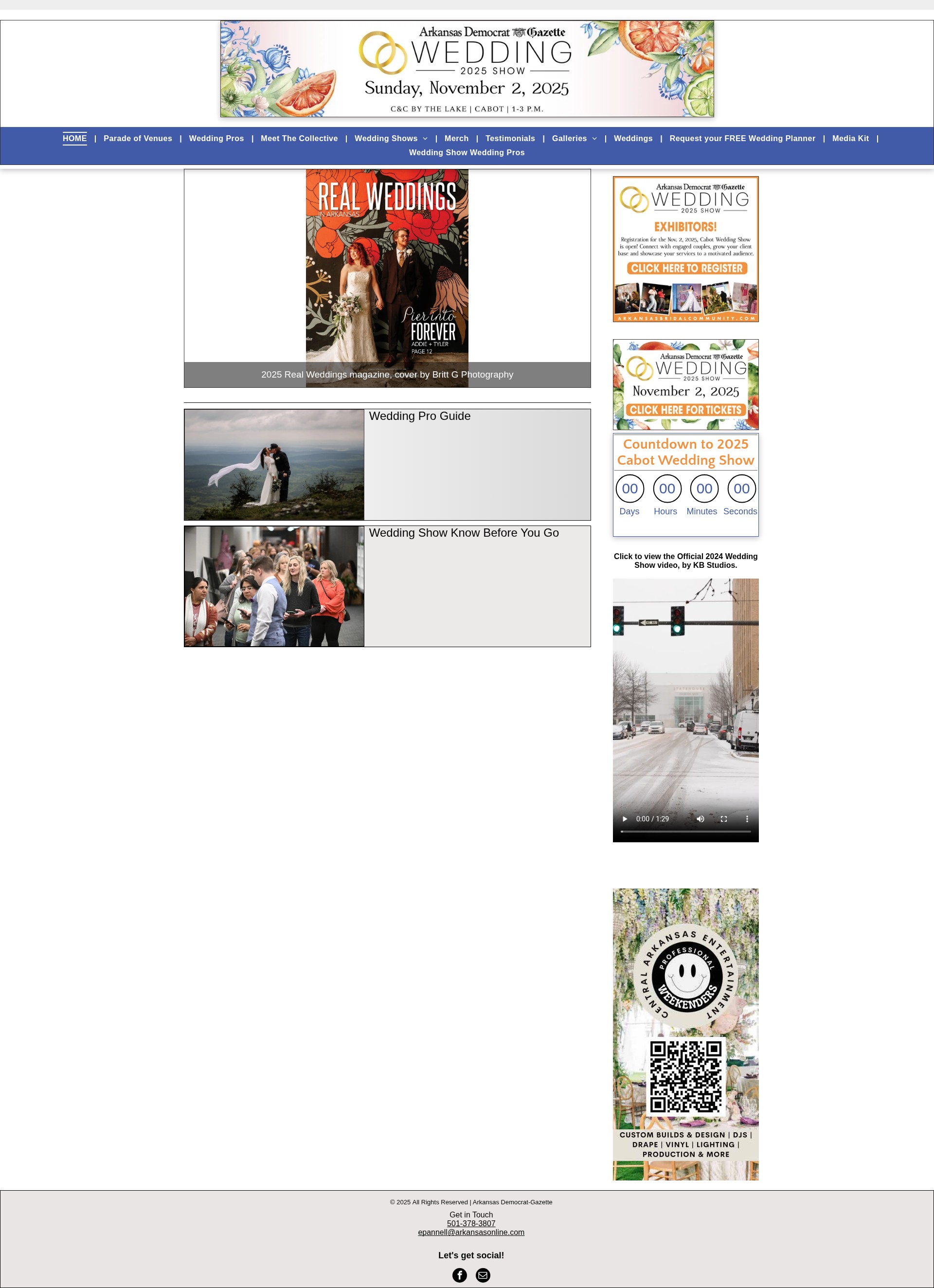 Screenshot of arkansasbridalcommunity.com