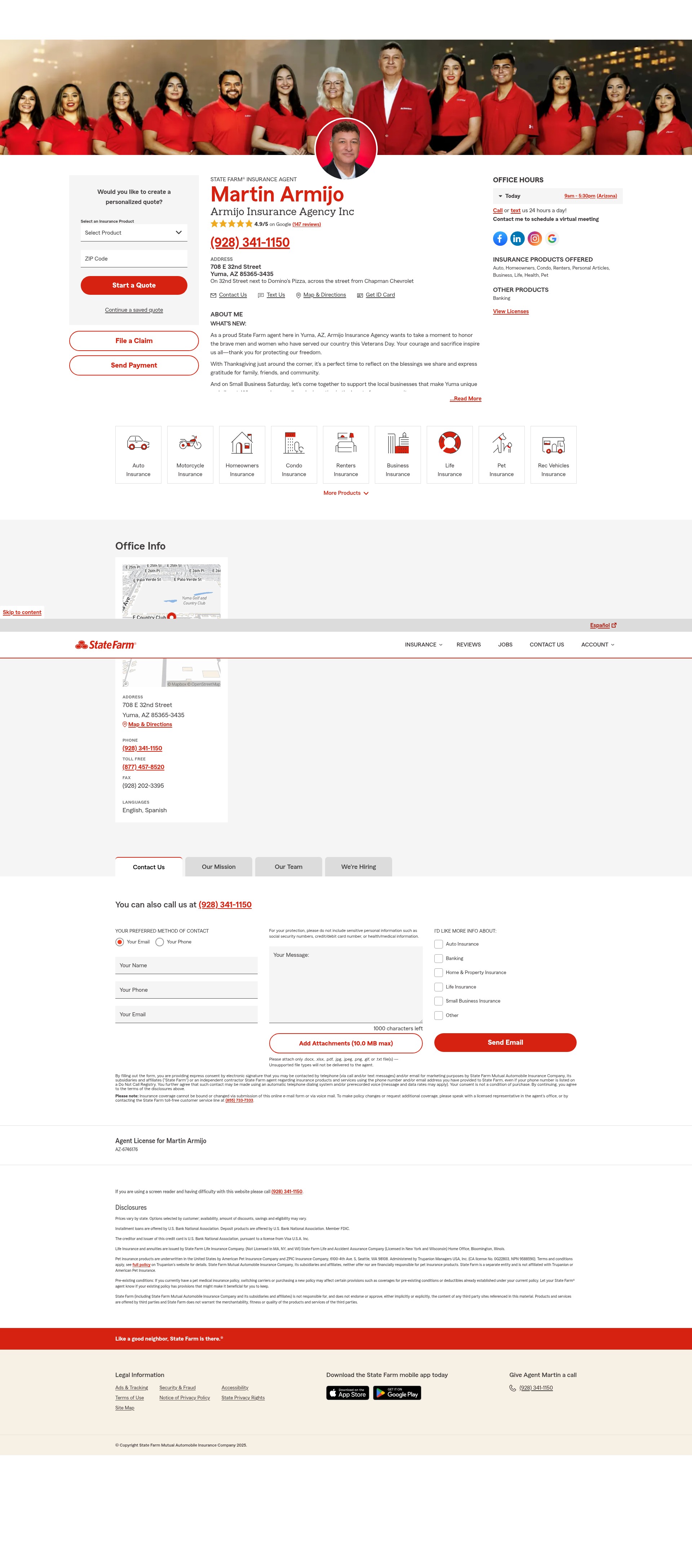 Screenshot of armijoins.com