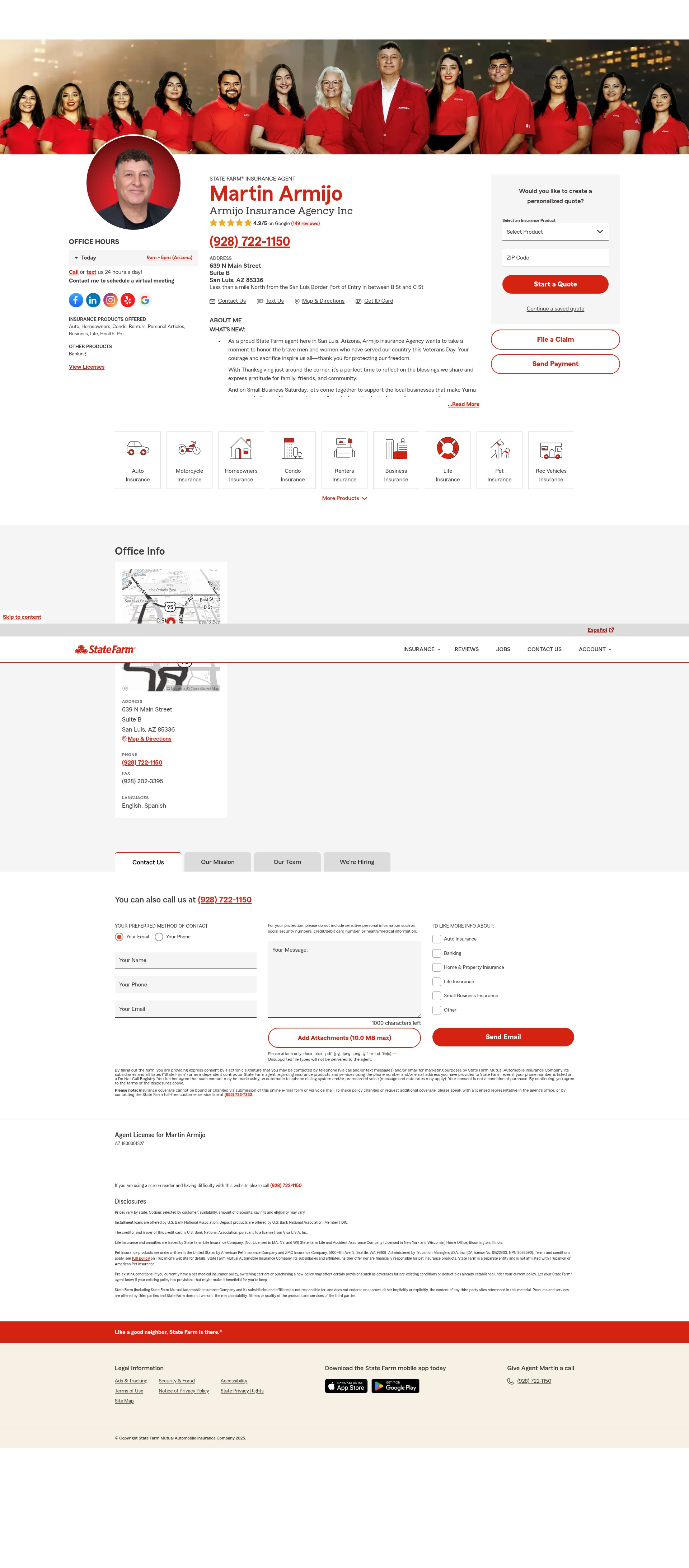 Screenshot of armijosanluis.com