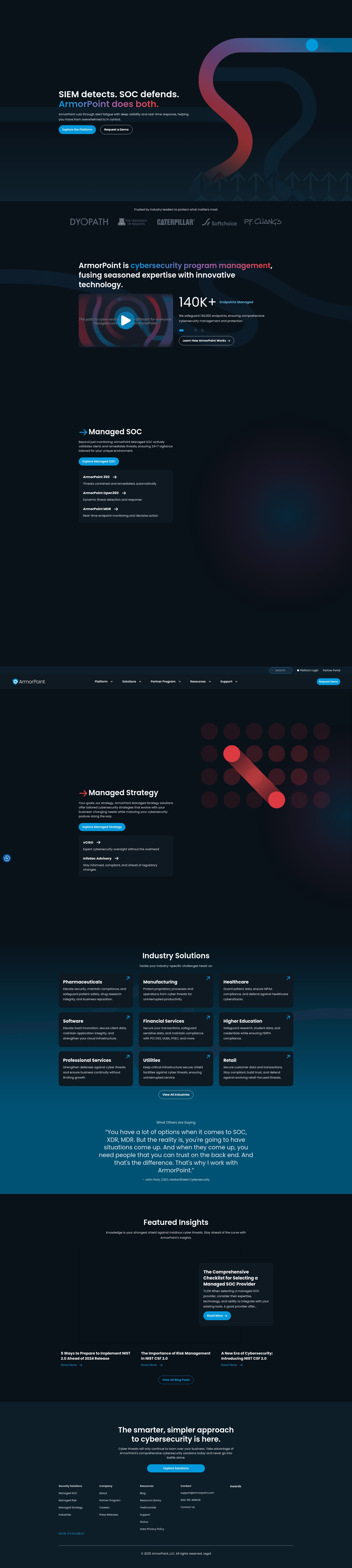 Screenshot of armorpoint.com
