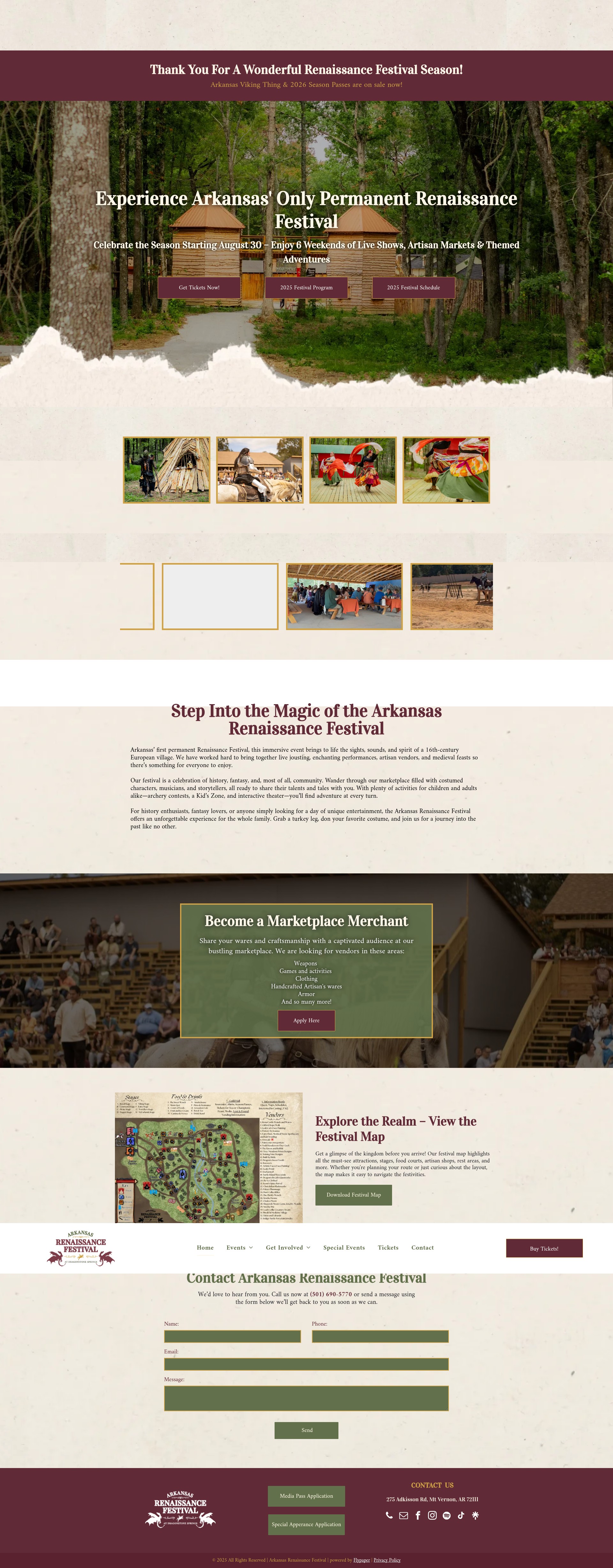 Screenshot of arrenfest.com