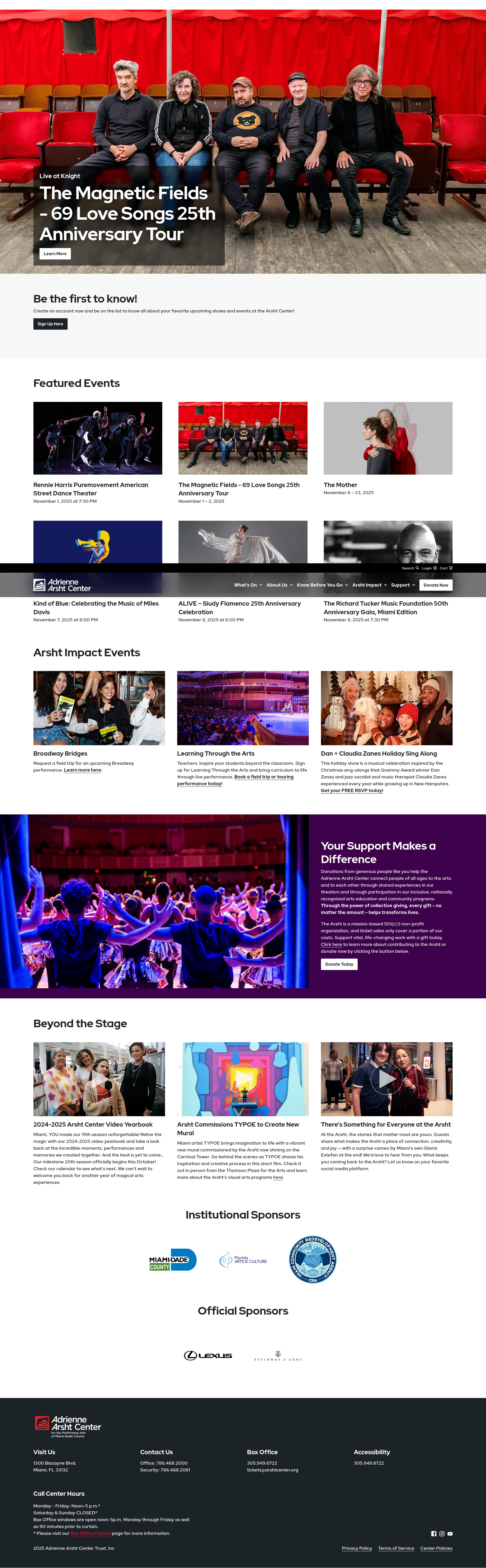 Screenshot of arshtcenter.org