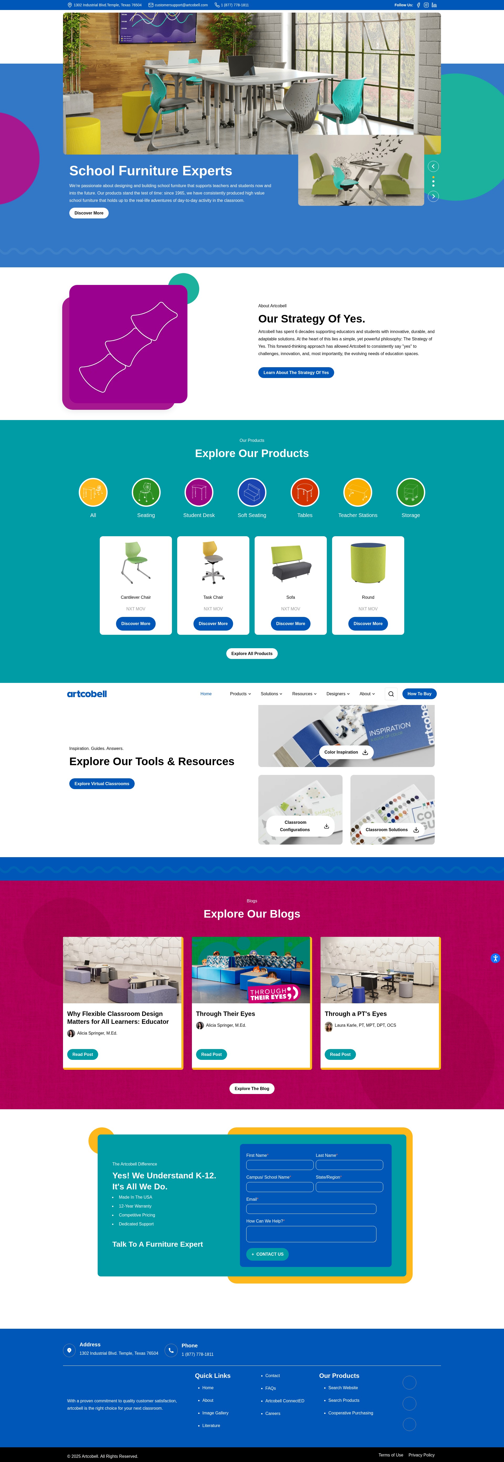 Screenshot of artcobell.com