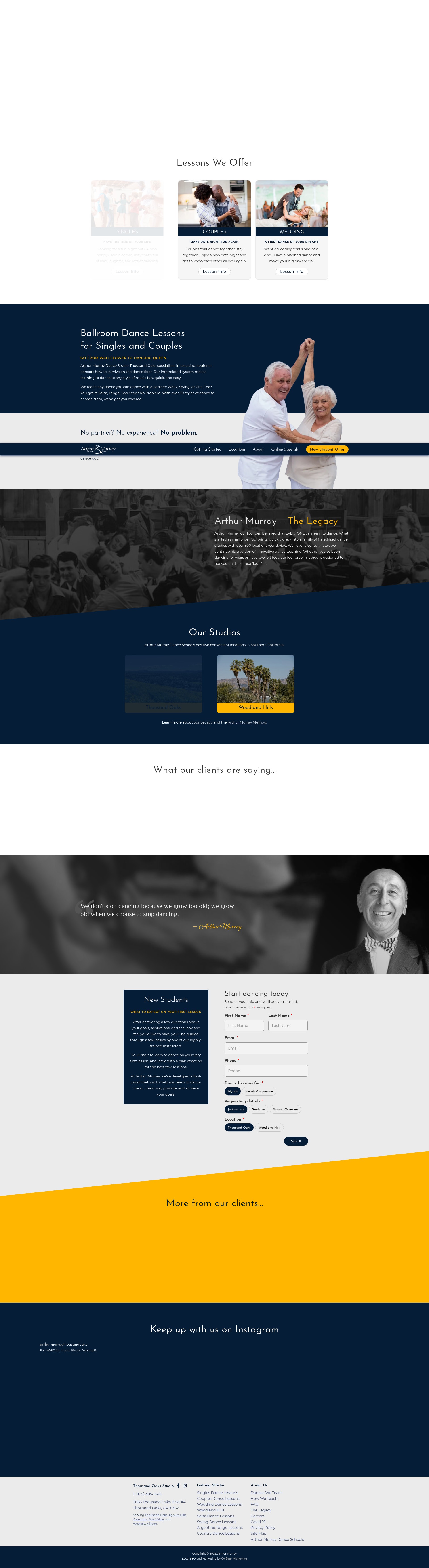 Screenshot of arthurmurraythousandoaks.com