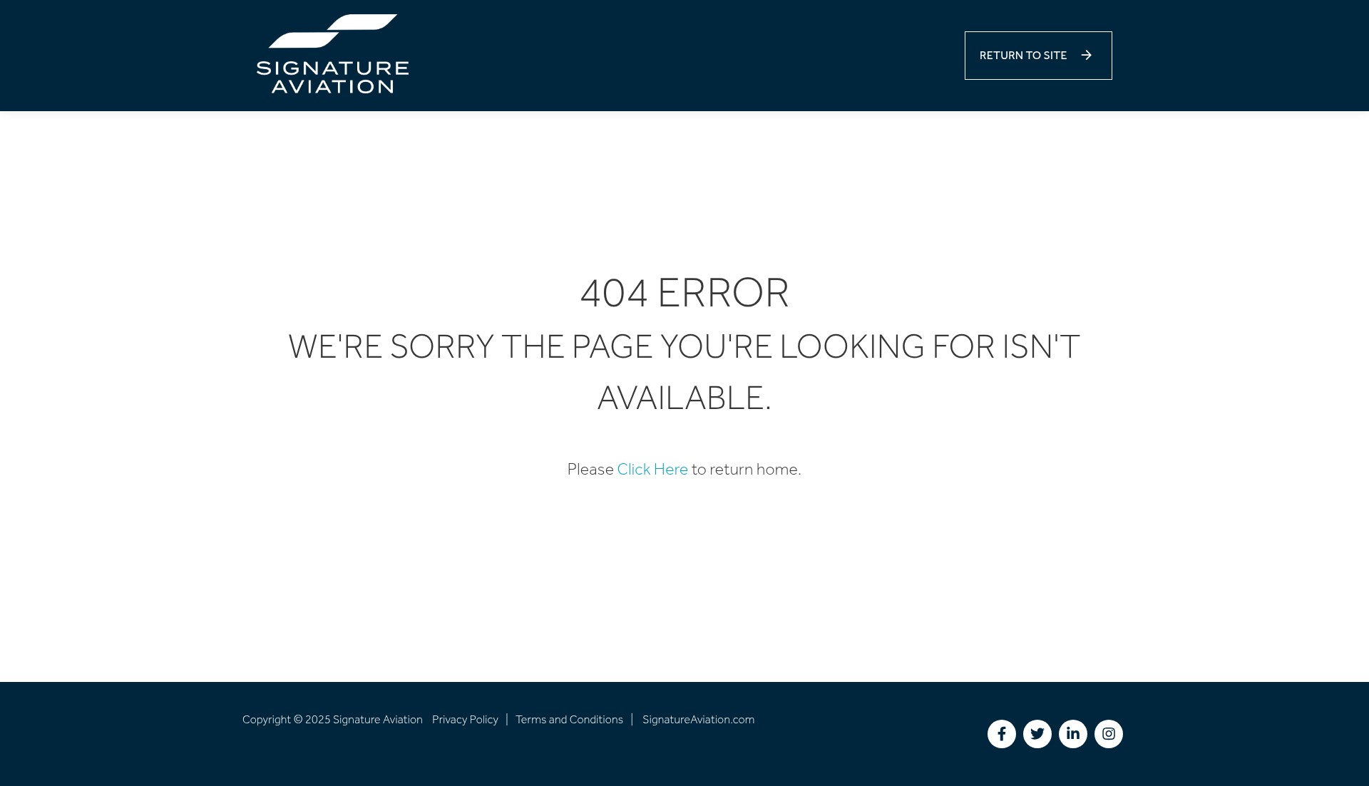 Screenshot of articles.signatureaviation.com