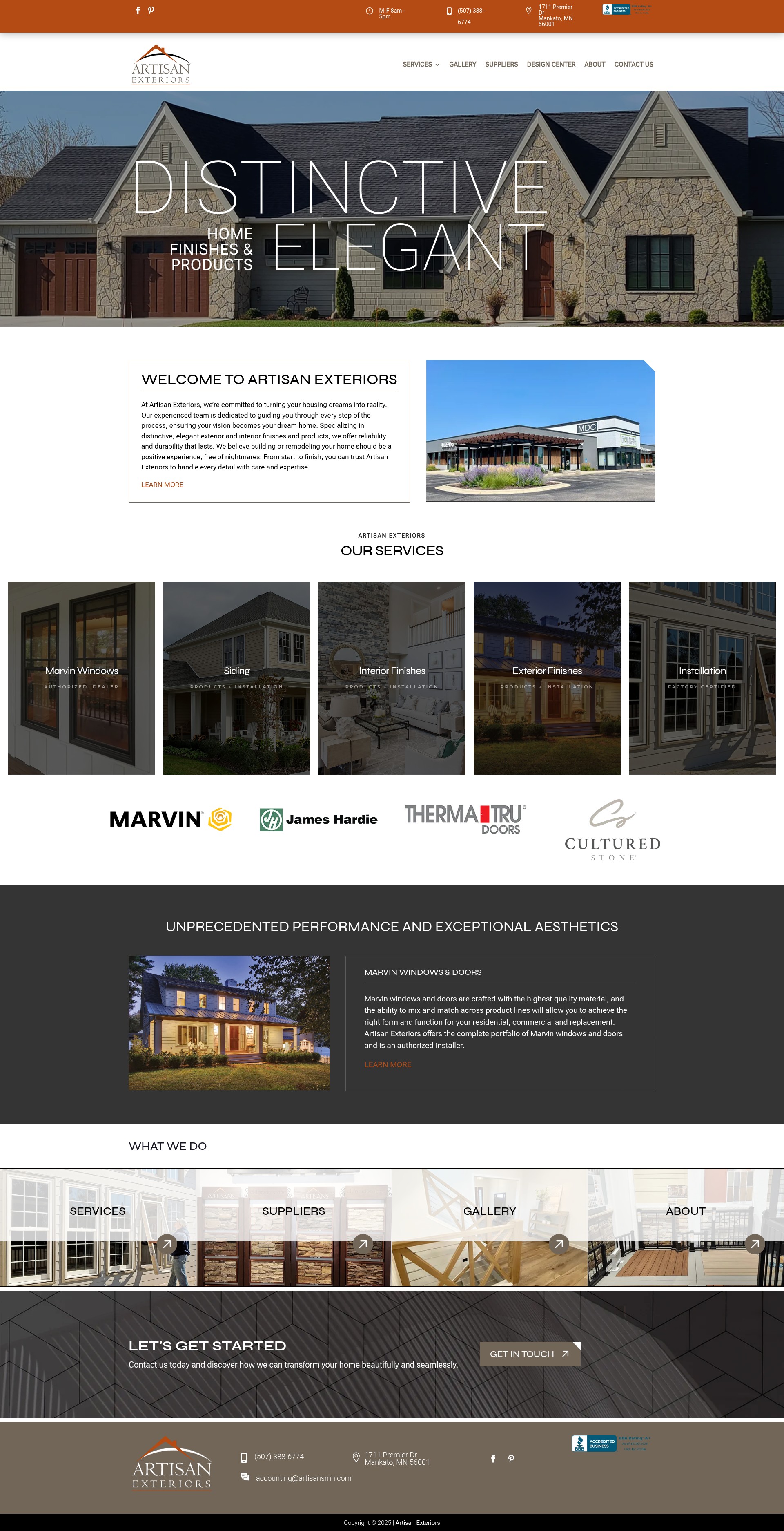 Screenshot of artisansmn.com