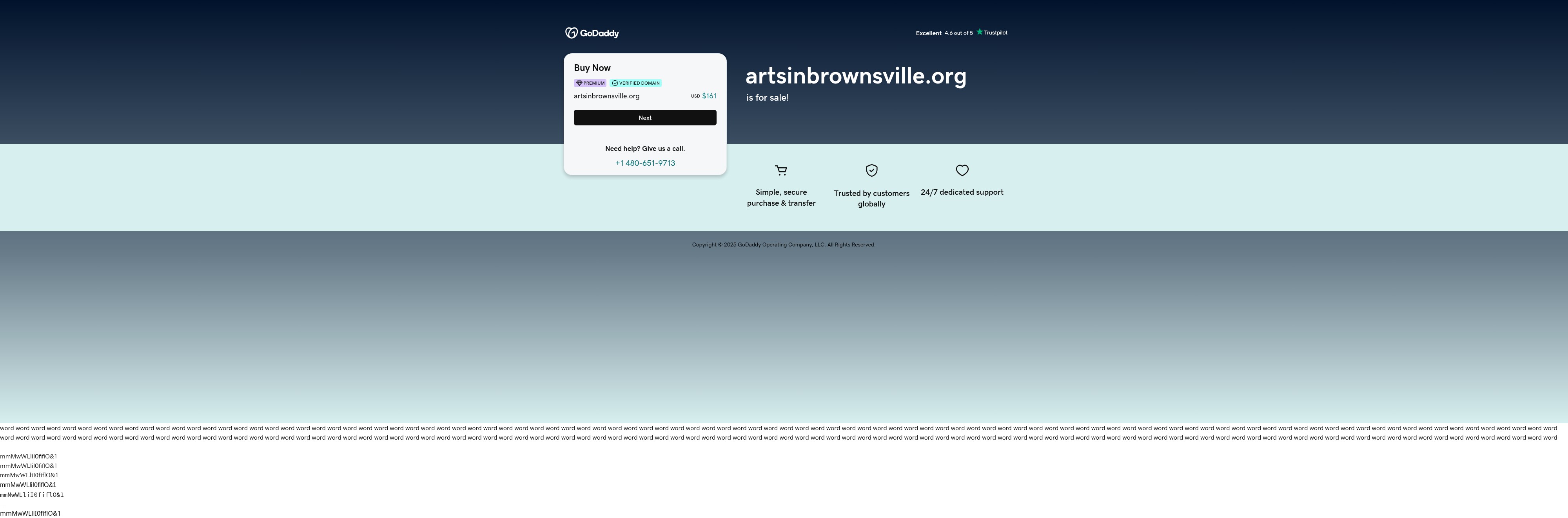 Screenshot of artsinbrownsville.org