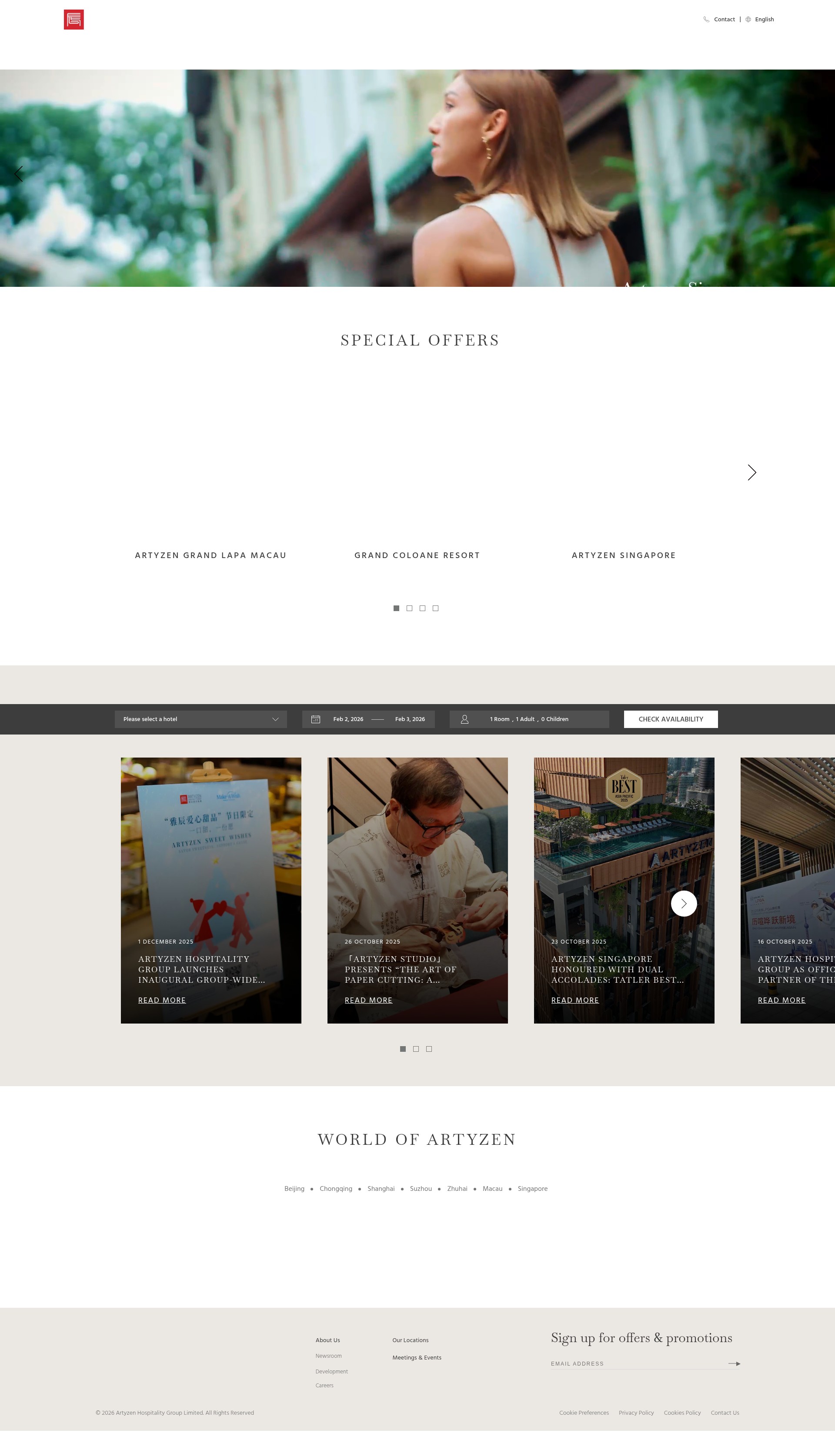 Screenshot of artyzen.com