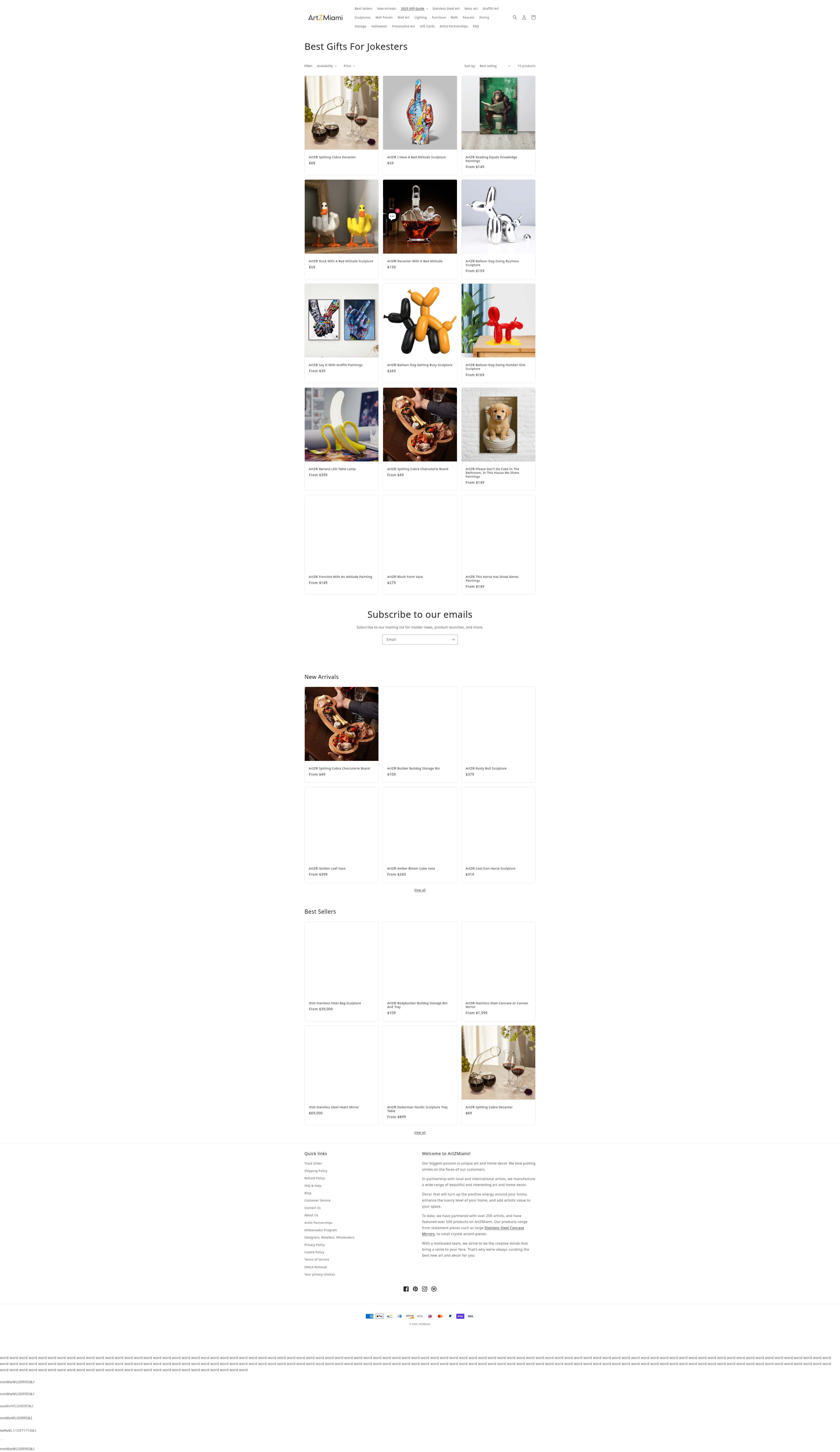 Screenshot of artzmiami.com