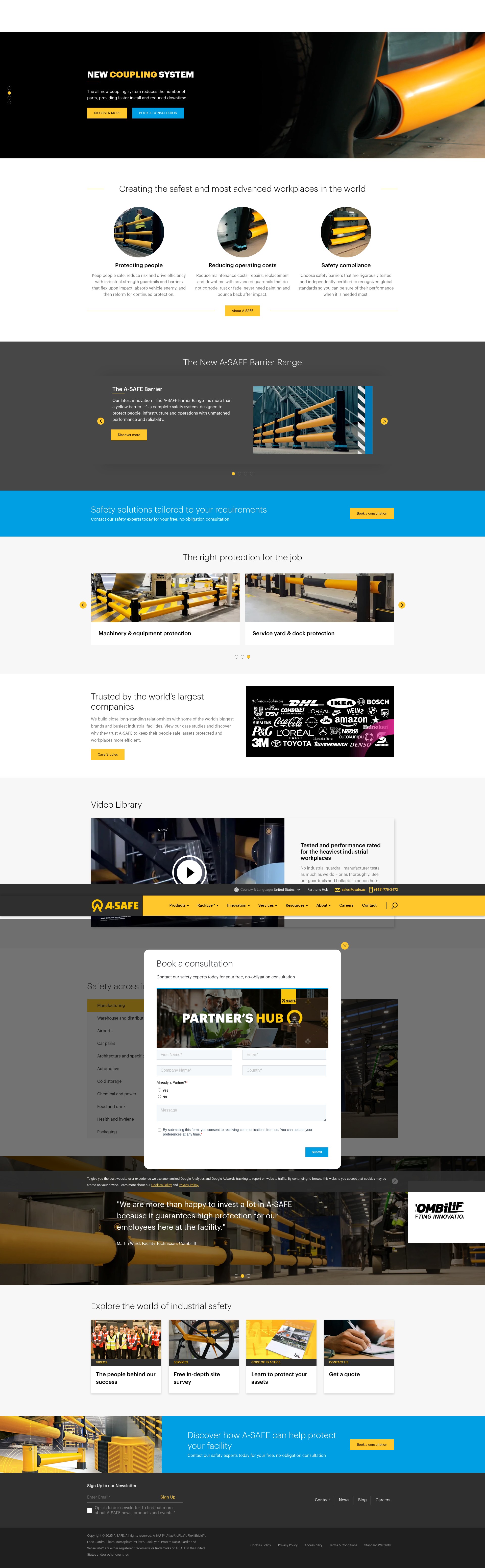 Screenshot of asafe.com
