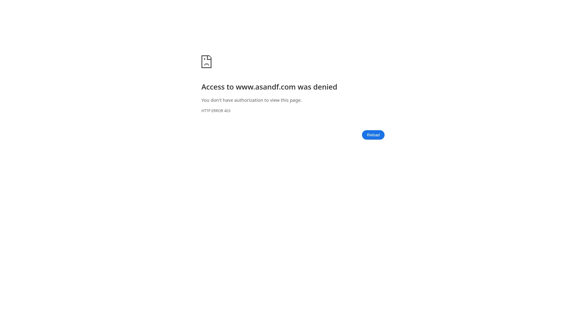 Screenshot of asandf.com