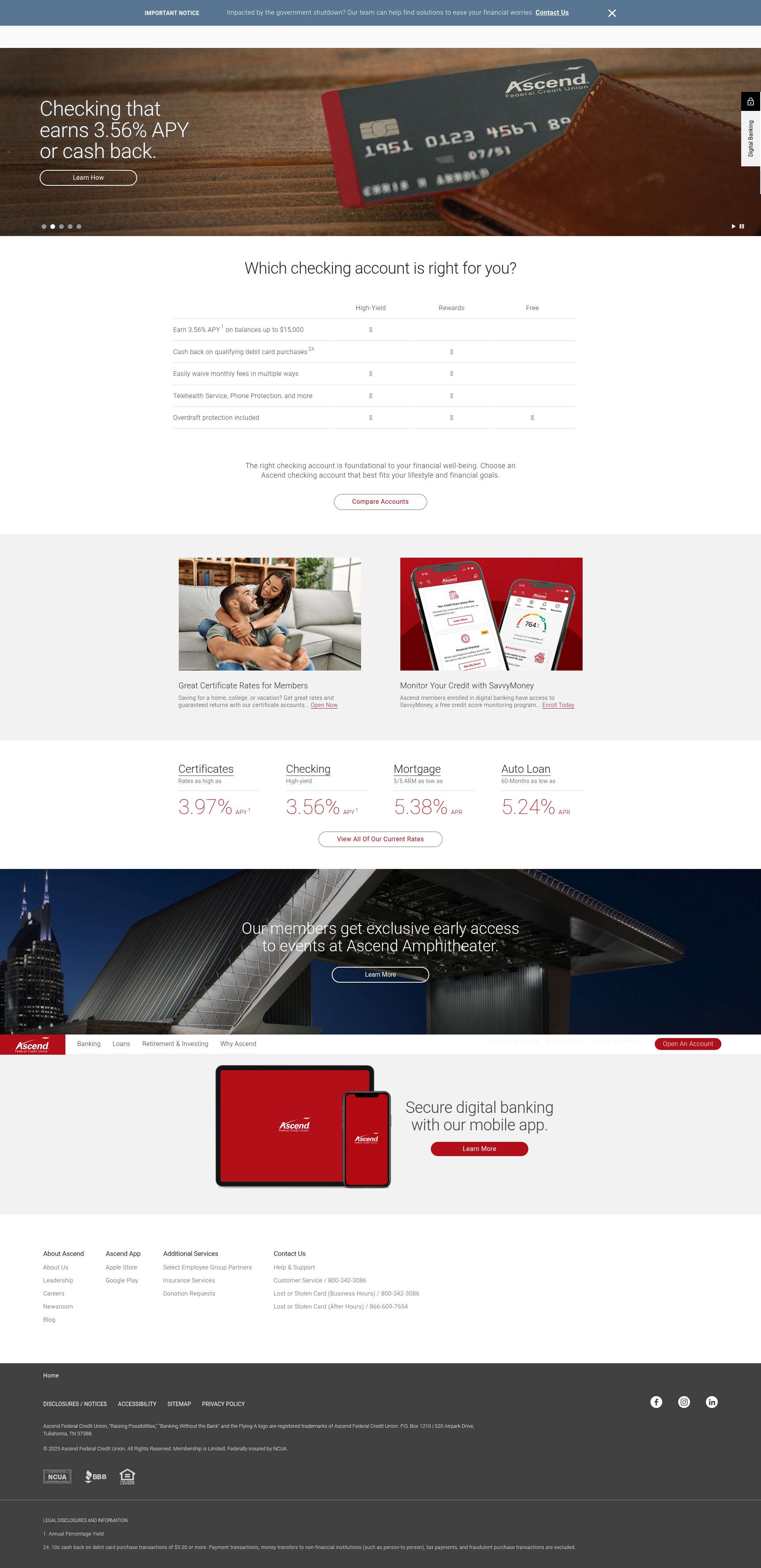 Screenshot of ascend.org