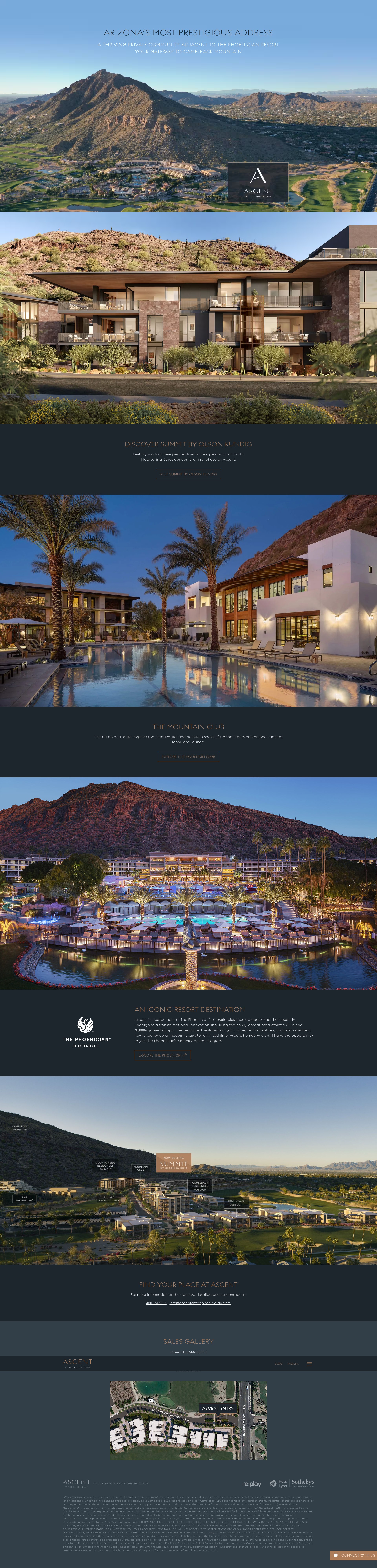 Screenshot of ascentatthephoenician.com