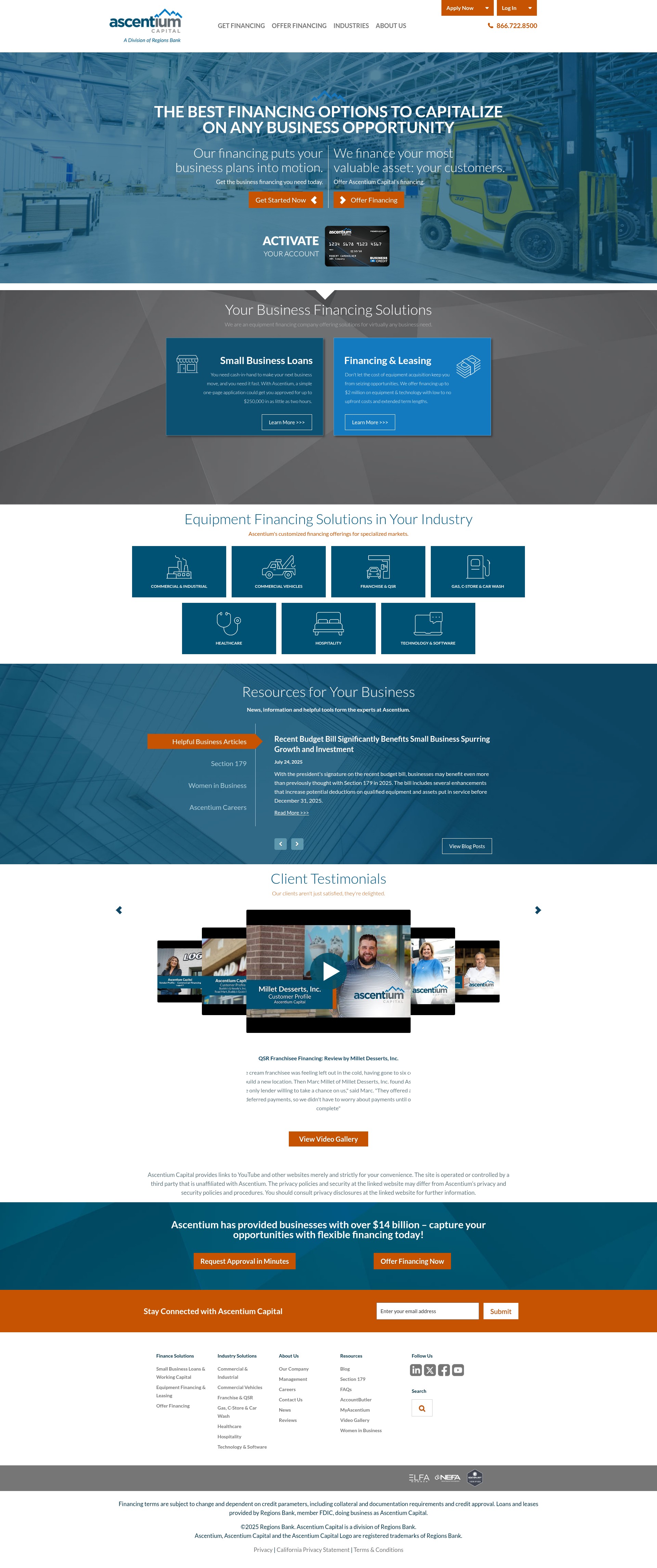 Screenshot of ascentiumcapital.com
