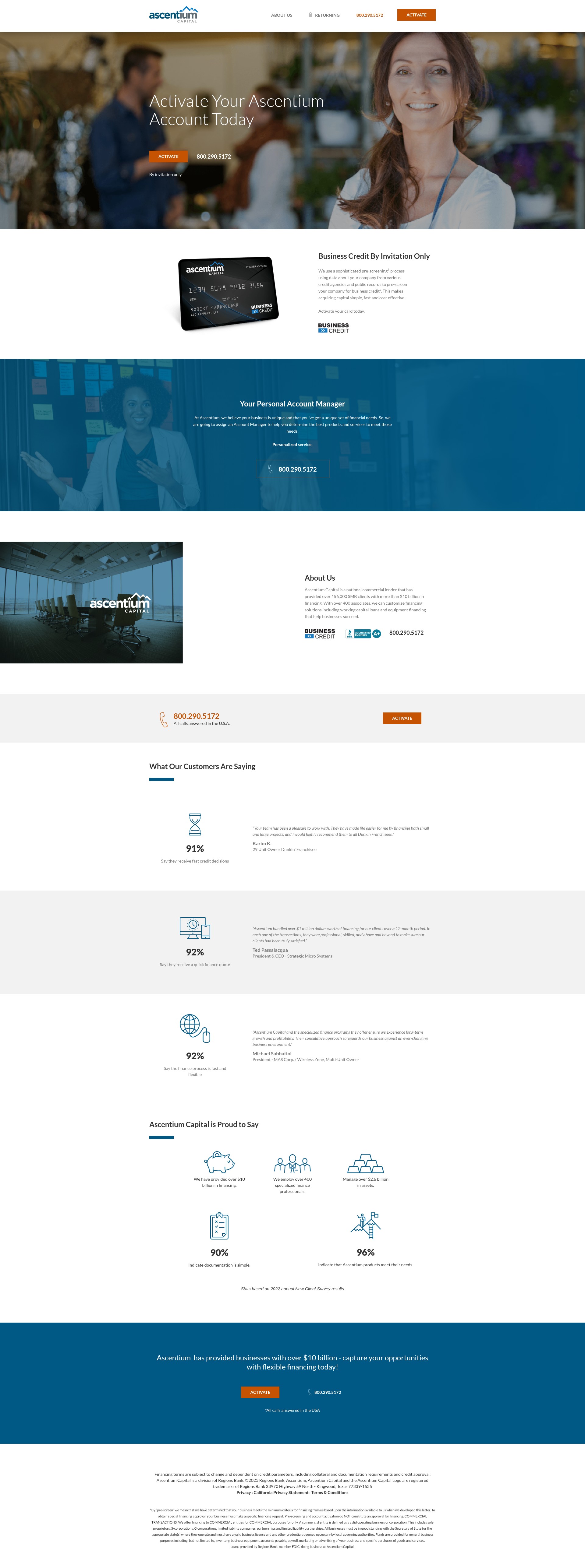 Screenshot of ascentiumusa.com