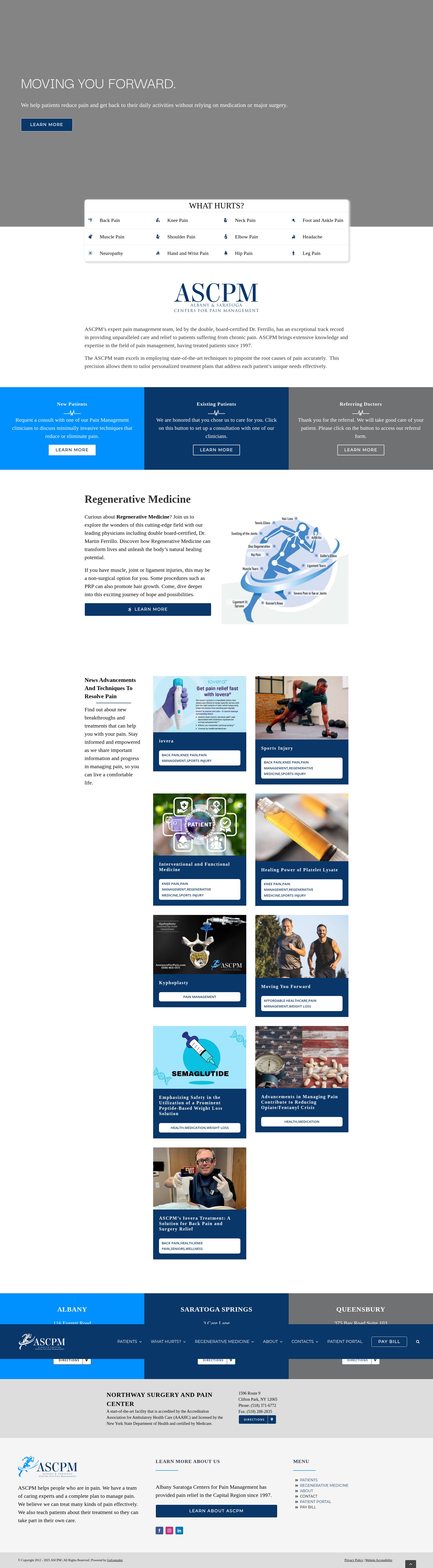 Screenshot of ascpm.com