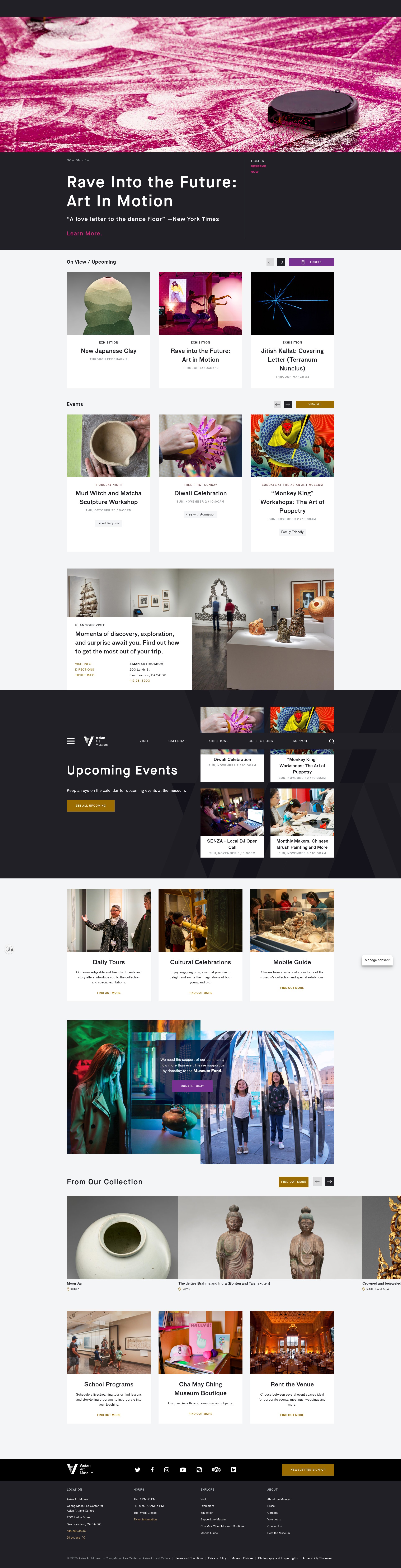 Screenshot of asianart.org