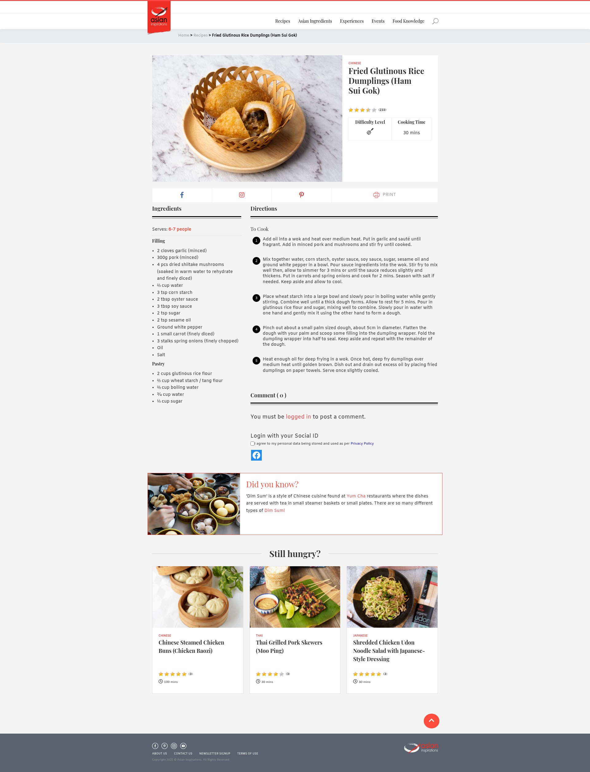 Screenshot of asianinspirations.com.au
