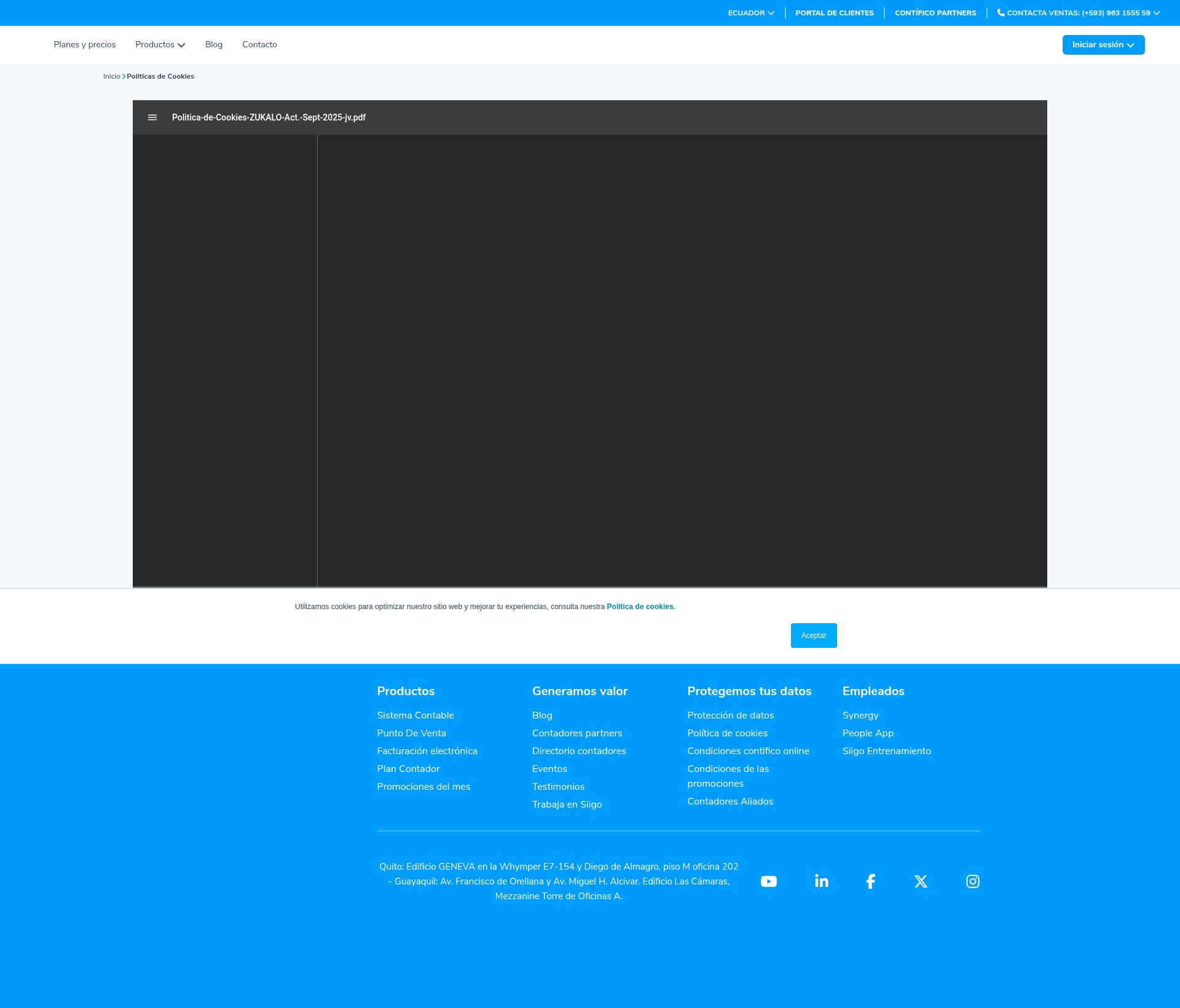 Screenshot of aspel.com.mx