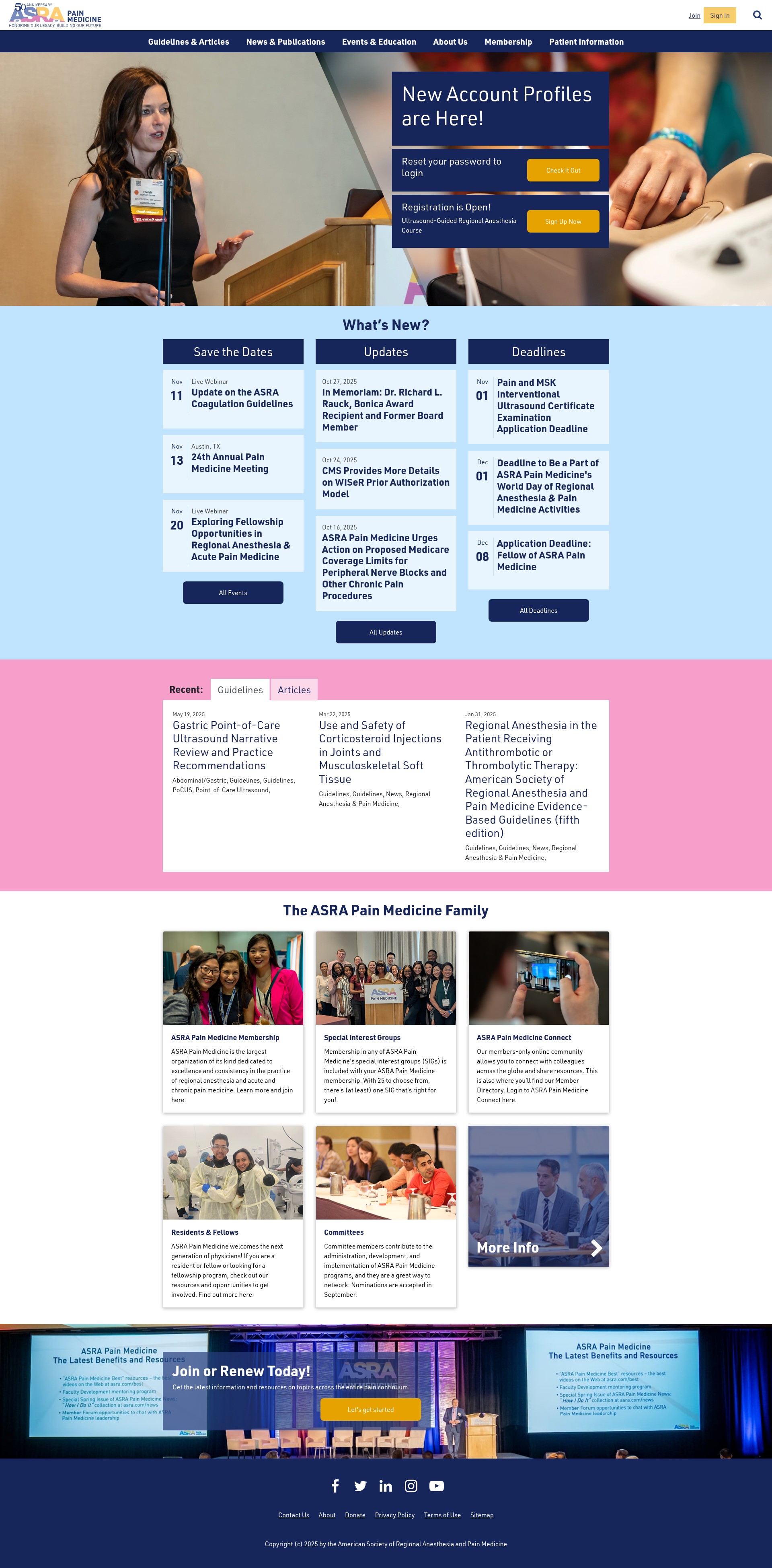 Screenshot of asra.com