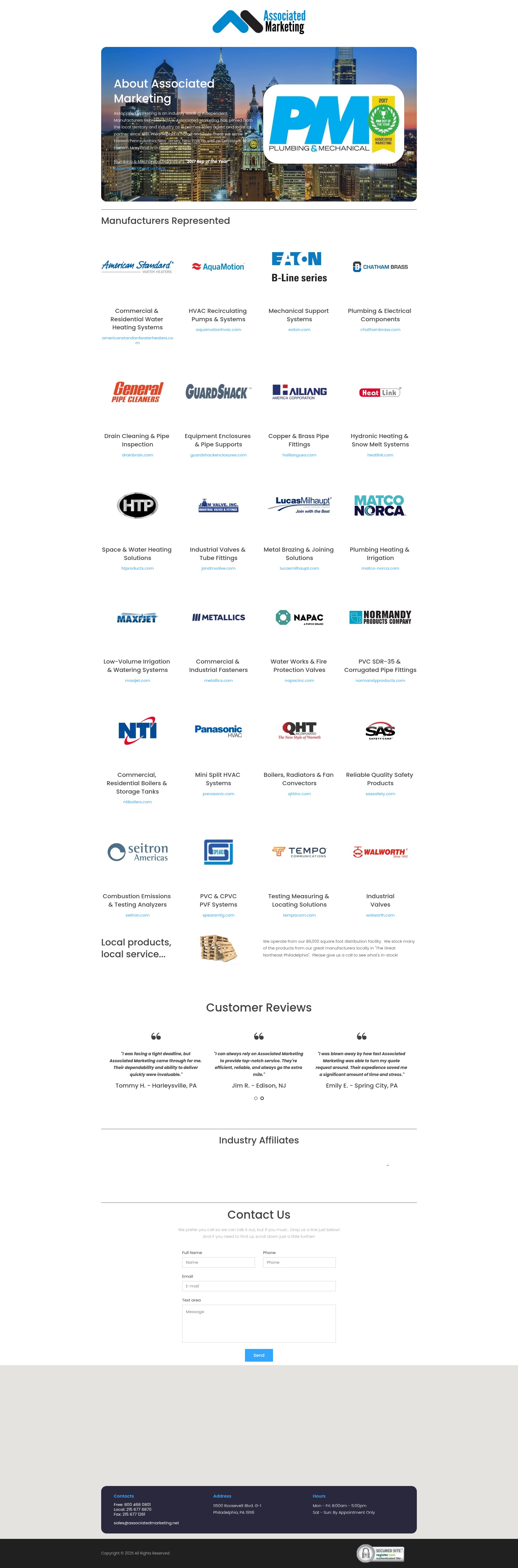 Screenshot of associatedmarketing.net
