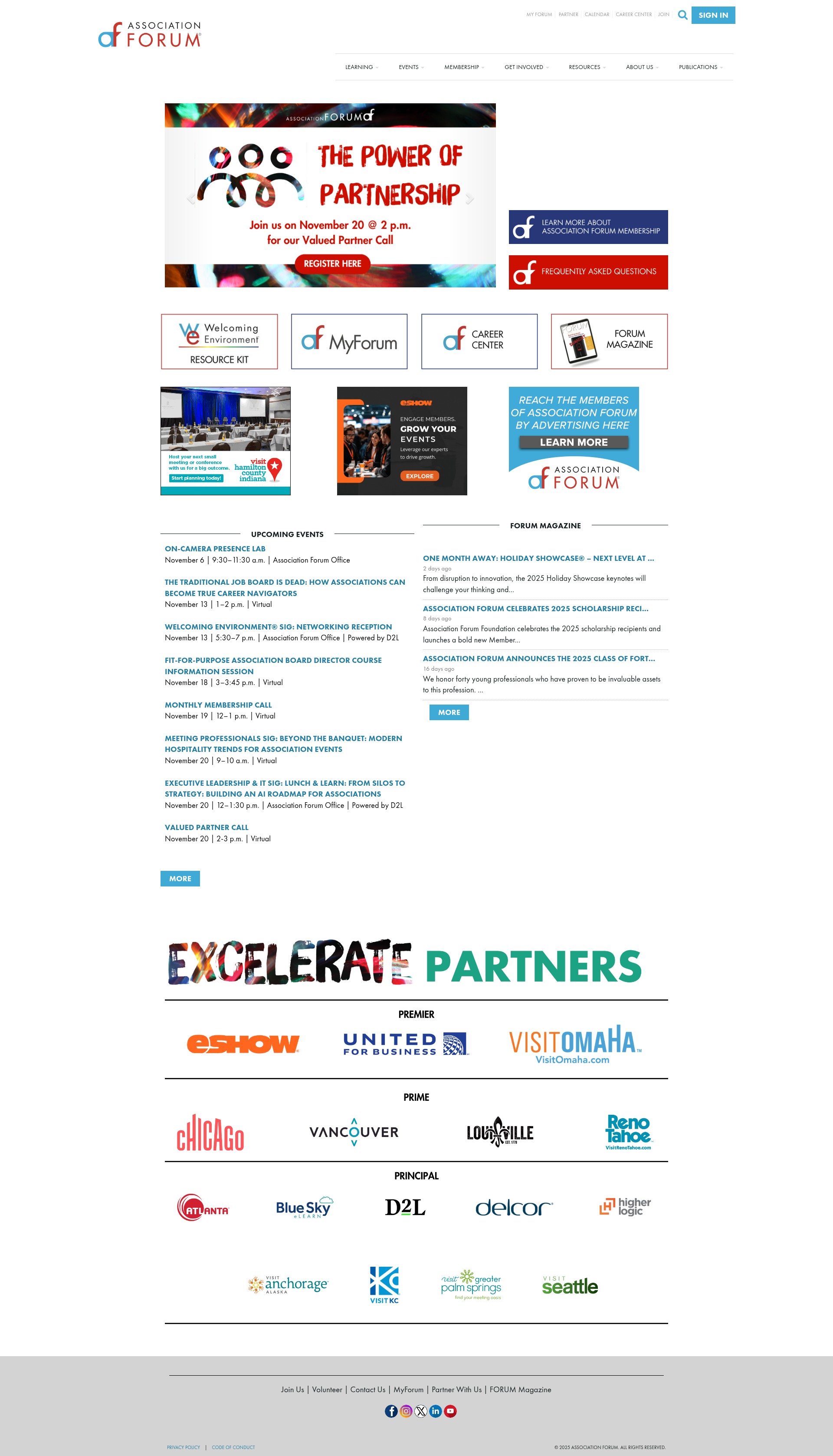 Screenshot of associationforum.org