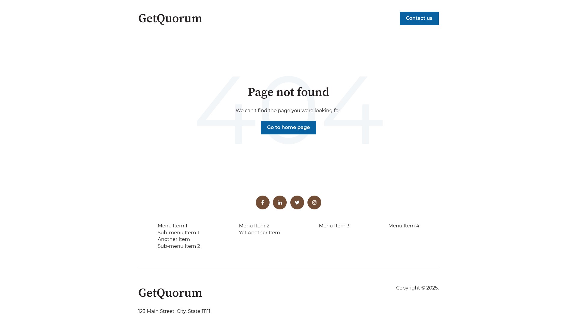 Screenshot of associations.getquorum.com
