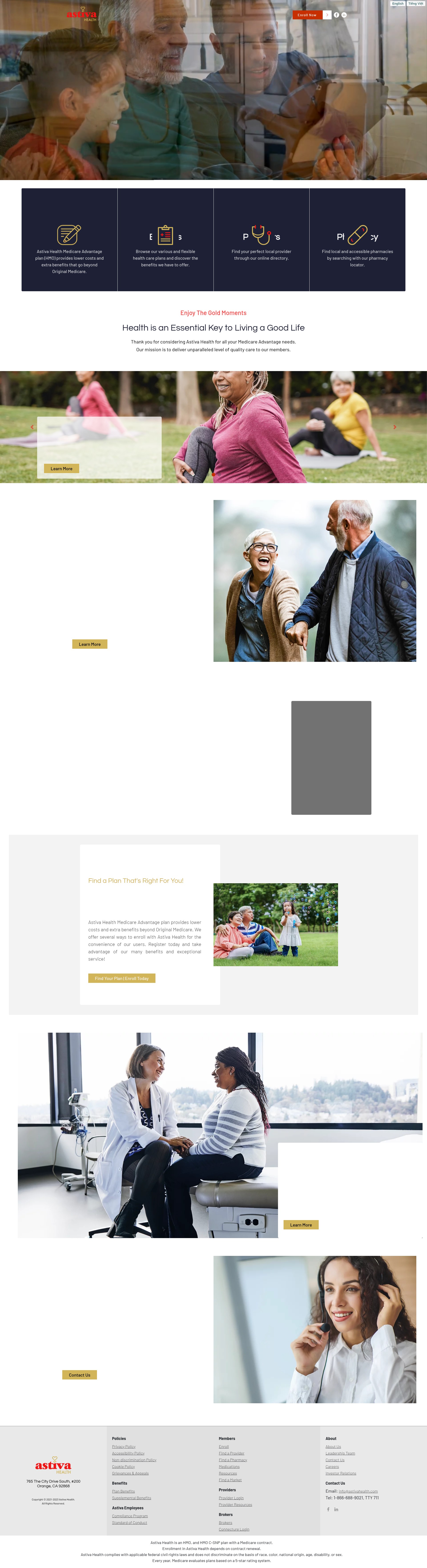 Screenshot of astivahealth.com