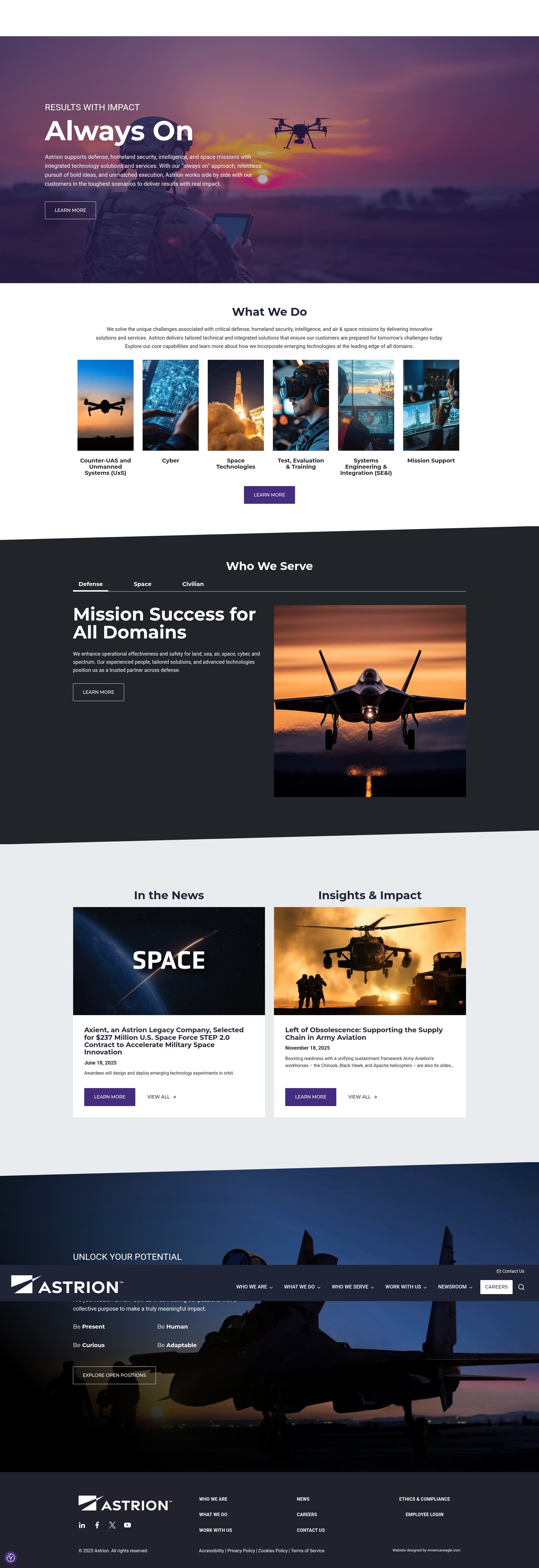 Screenshot of astrion.us