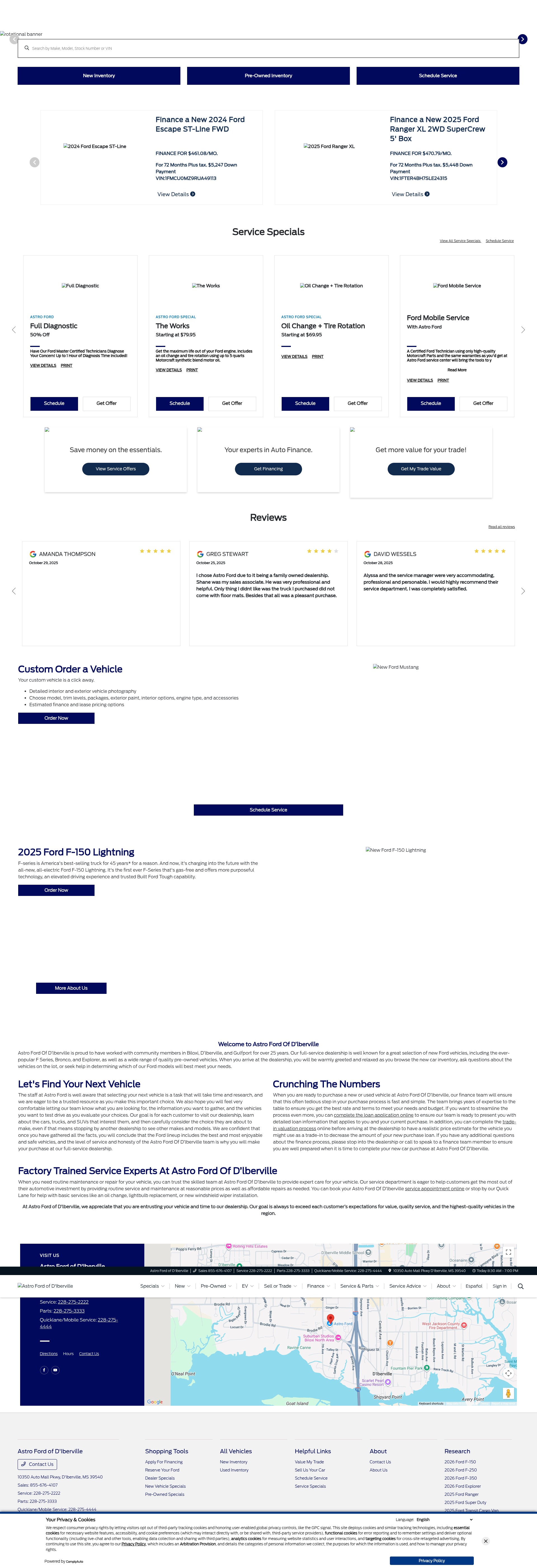 Screenshot of astroford.com