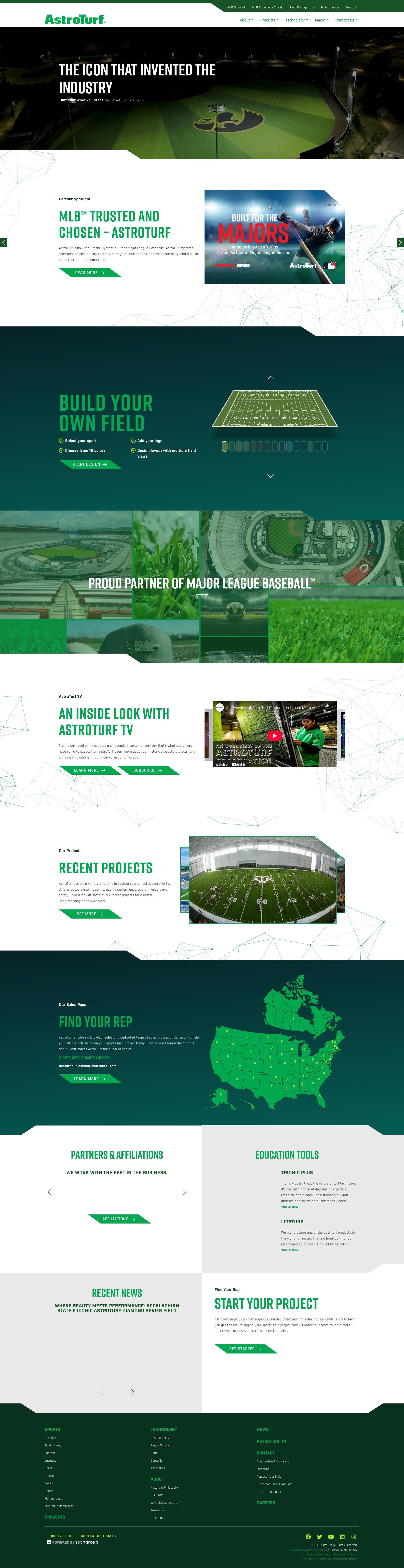 Screenshot of astroturf.com