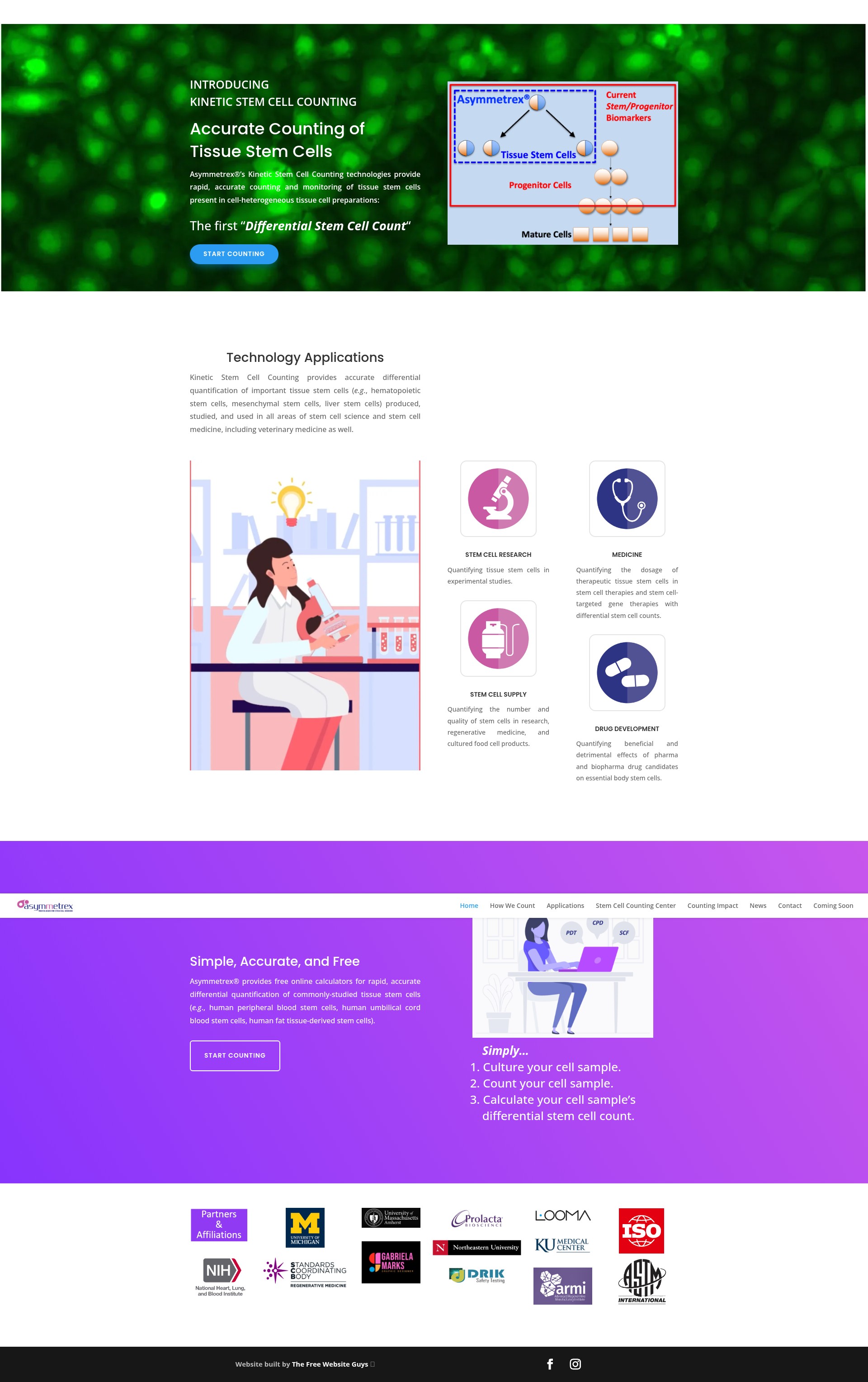 Screenshot of asymmetrex.com