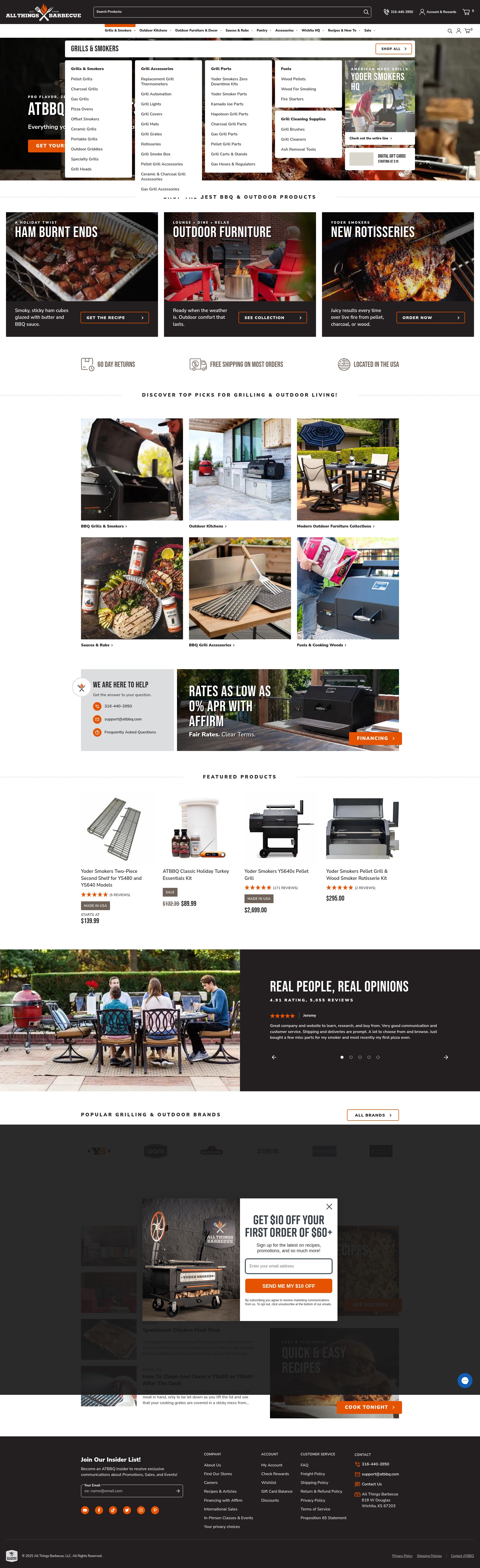 Screenshot of atbbq.com