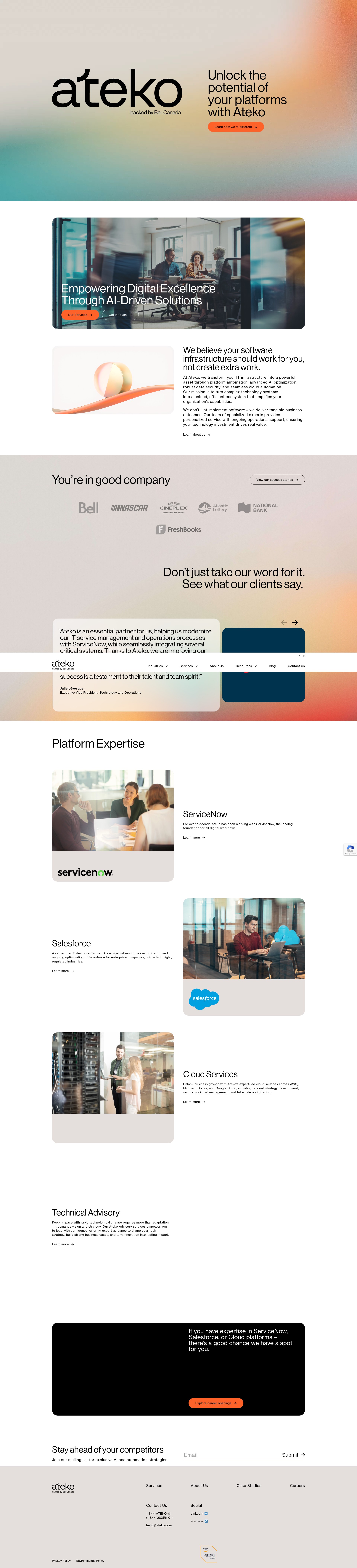 Screenshot of ateko.com